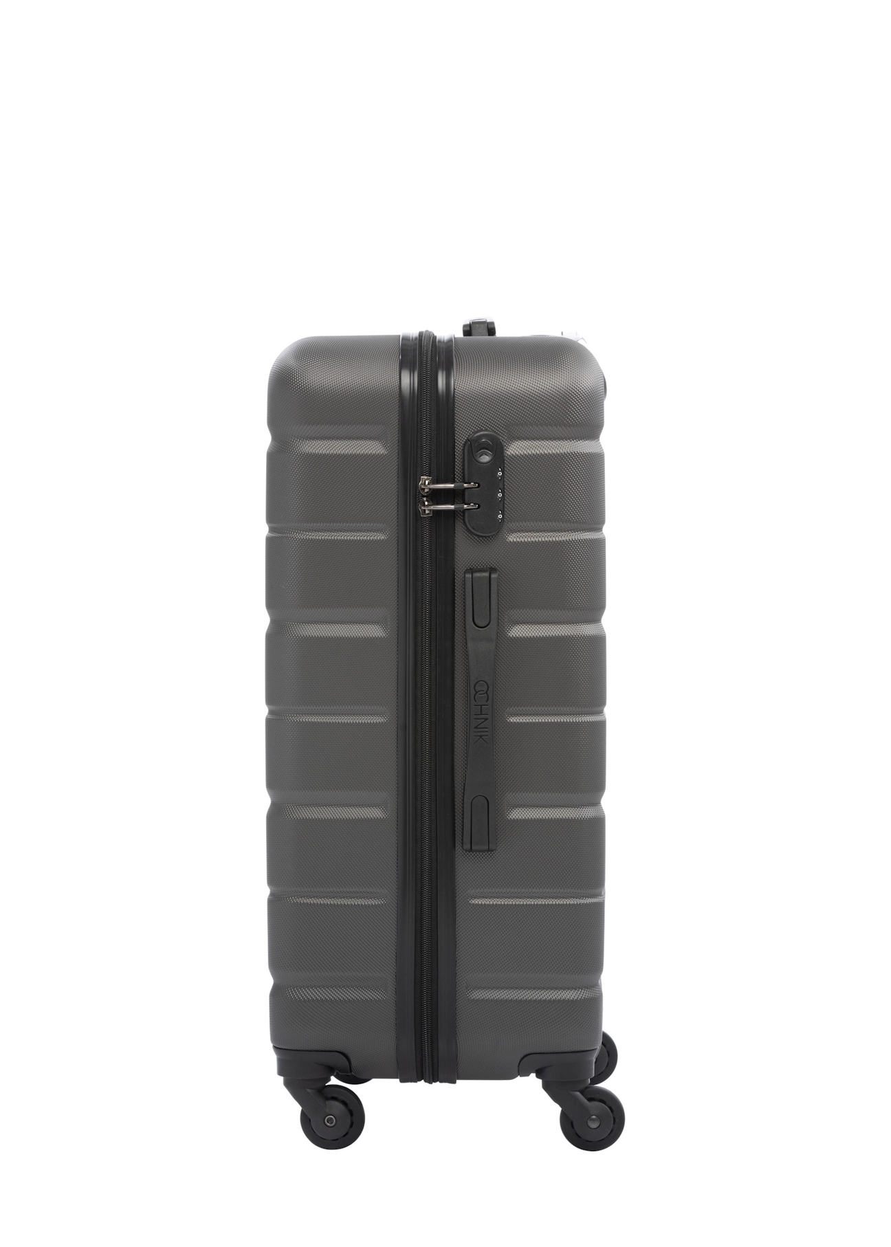Medium suitcase on wheels WALAB-0067-9B-24(W26), side view of the product on a white background.