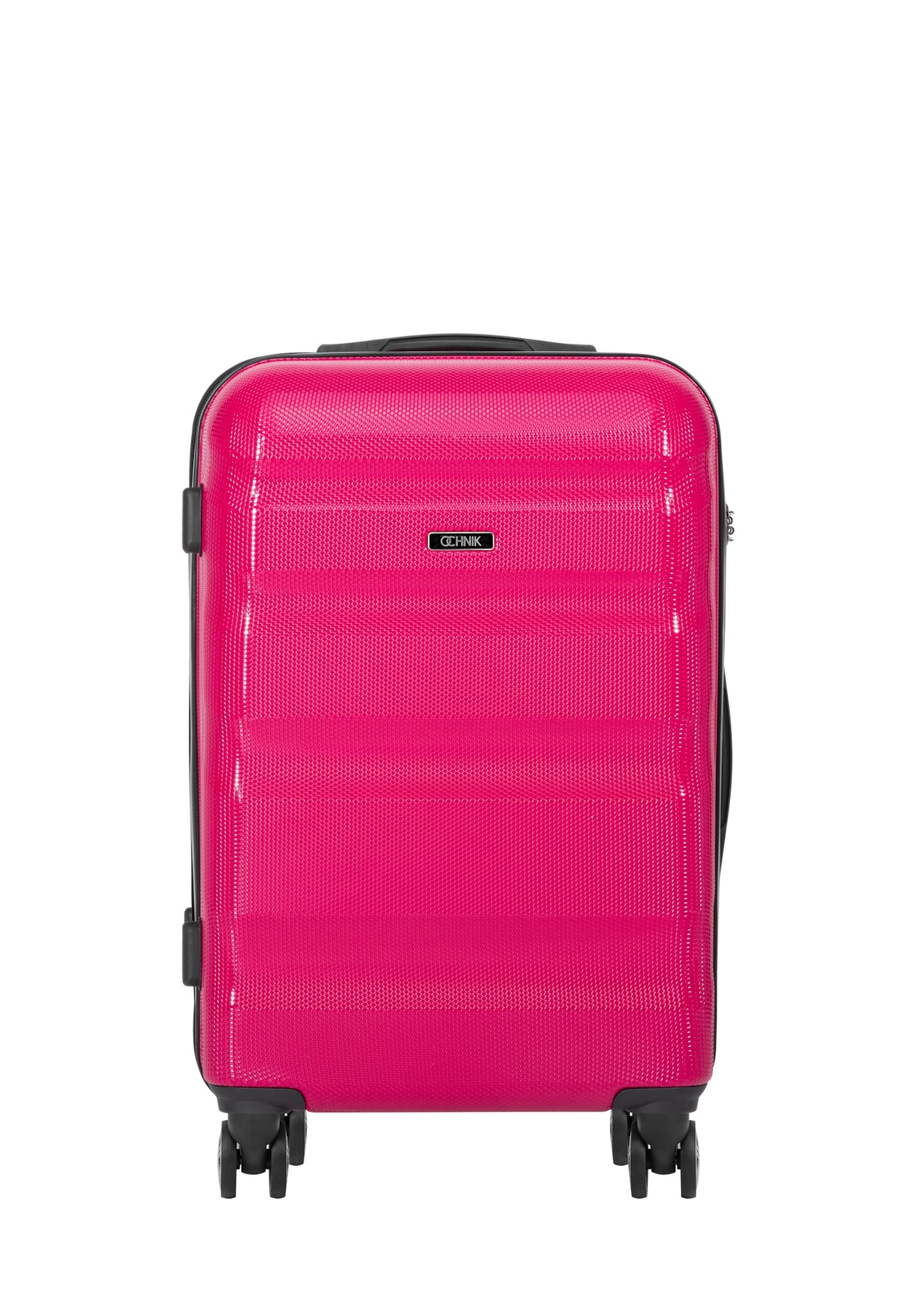Medium suitcase on wheels WALPC-0012-5E-24(W26), front product view on white background.