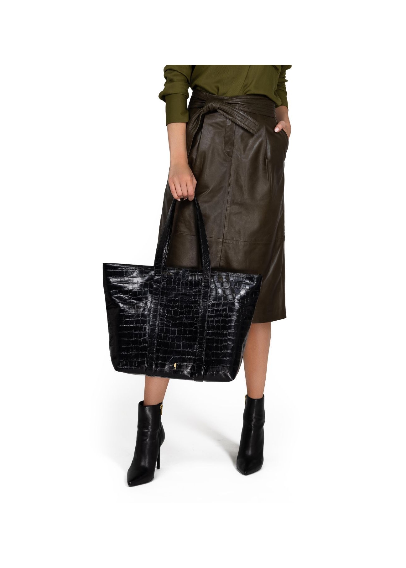 Women's shopper bag TORES-0700B-99(W24)-06