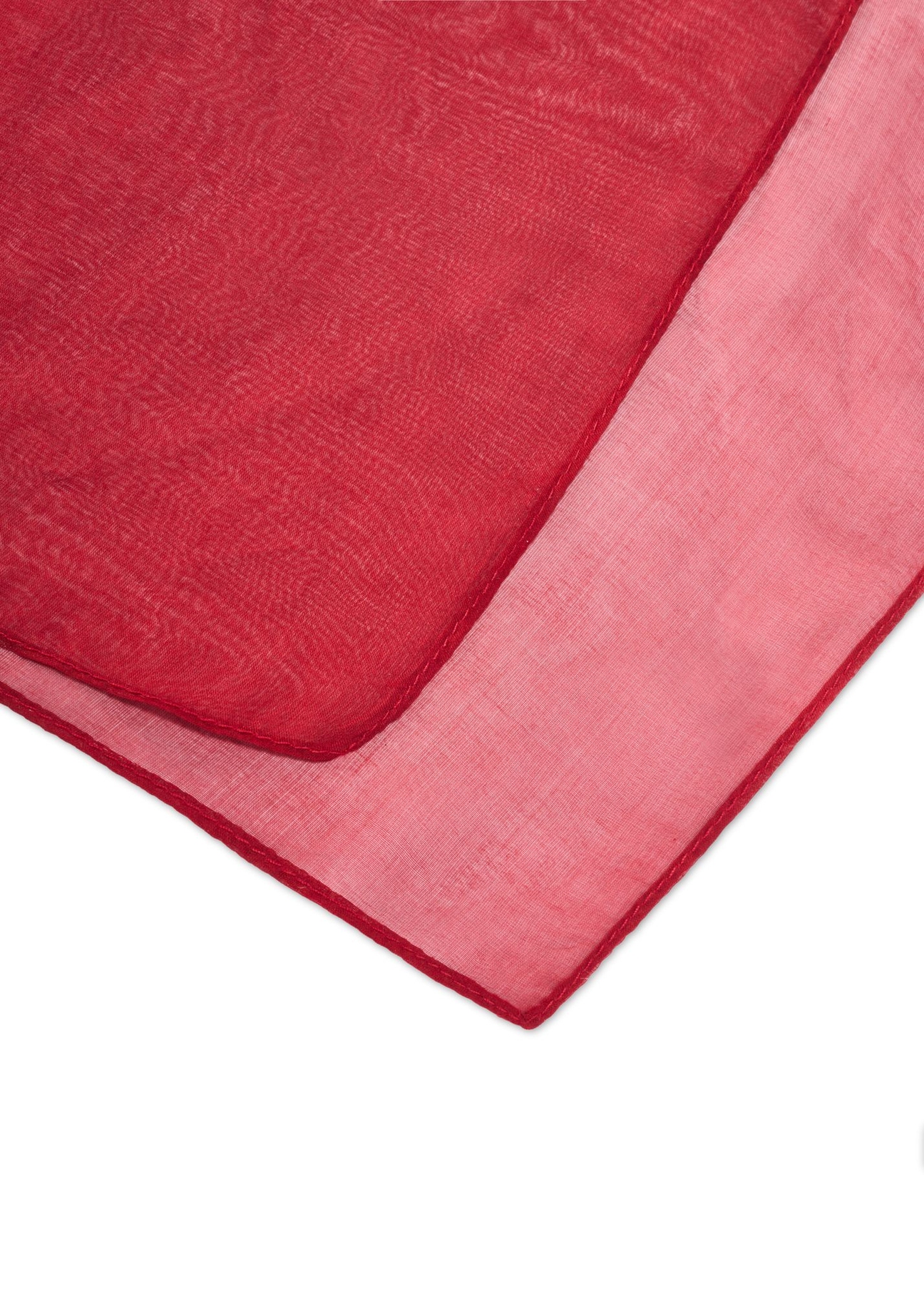 Red women's silk scarf SZADT-0218-4B(W26)