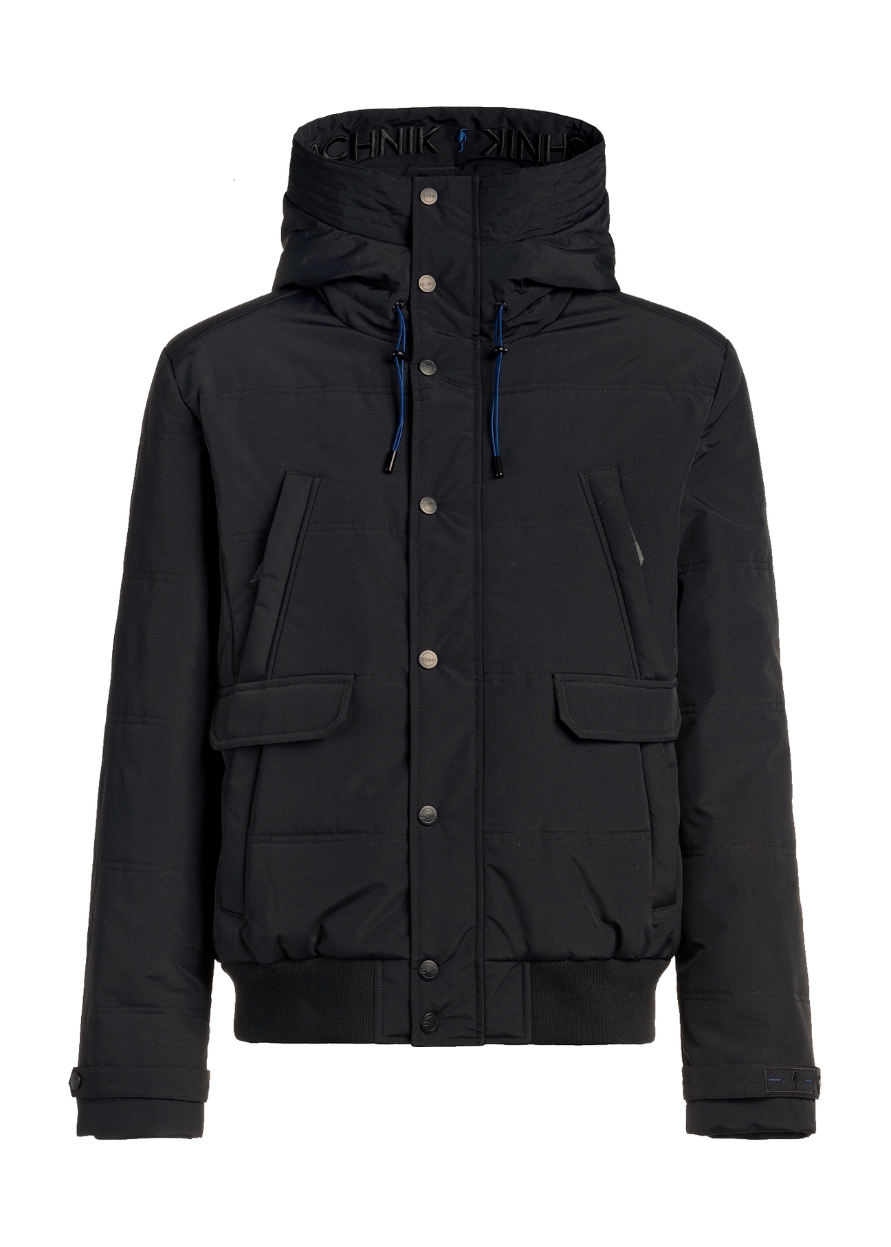 Men's black winter jacket KURMT-0273-99(Z25)