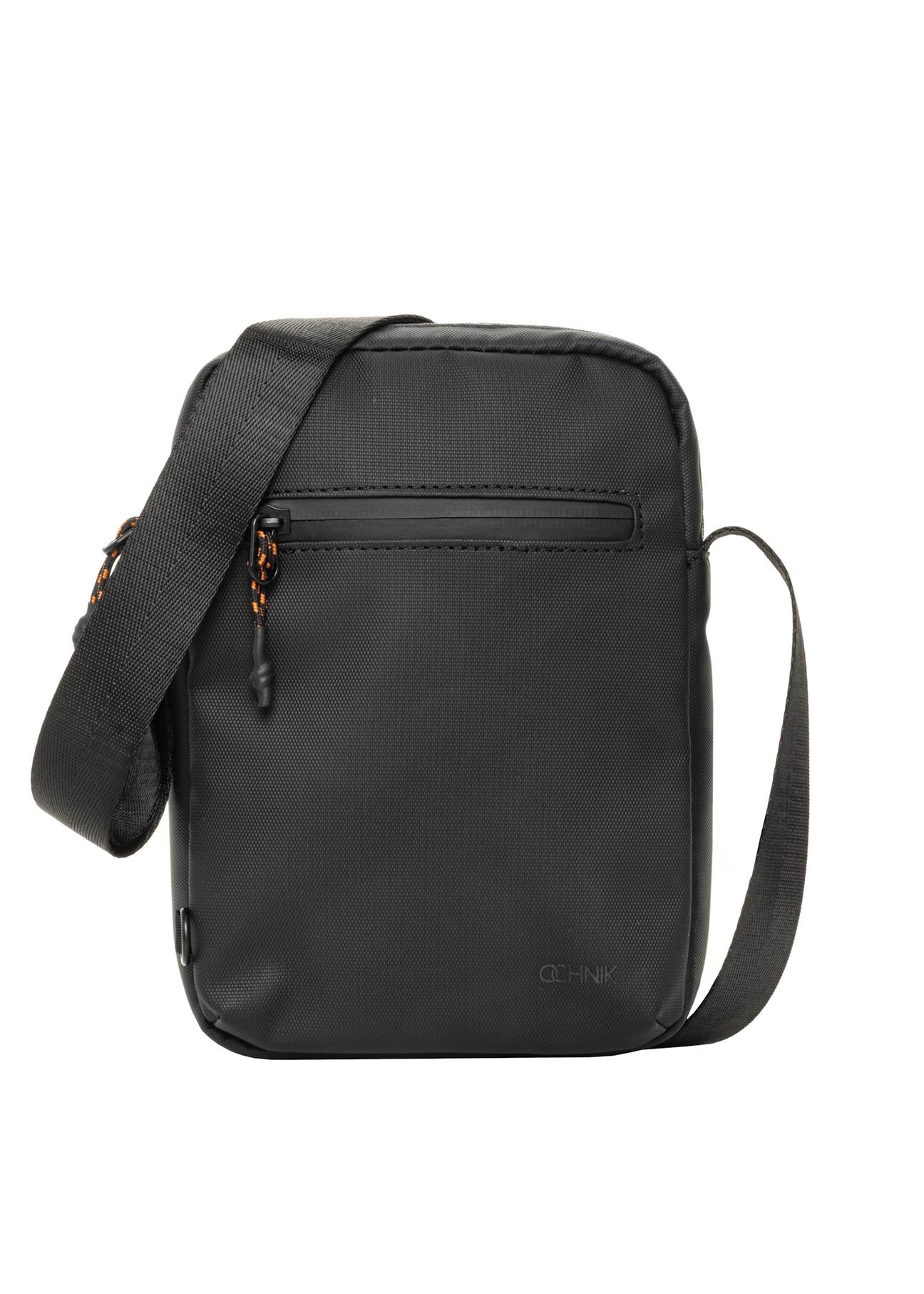 Black city shoulder bag TORMN-0432-99(Z26), front product view on white background.