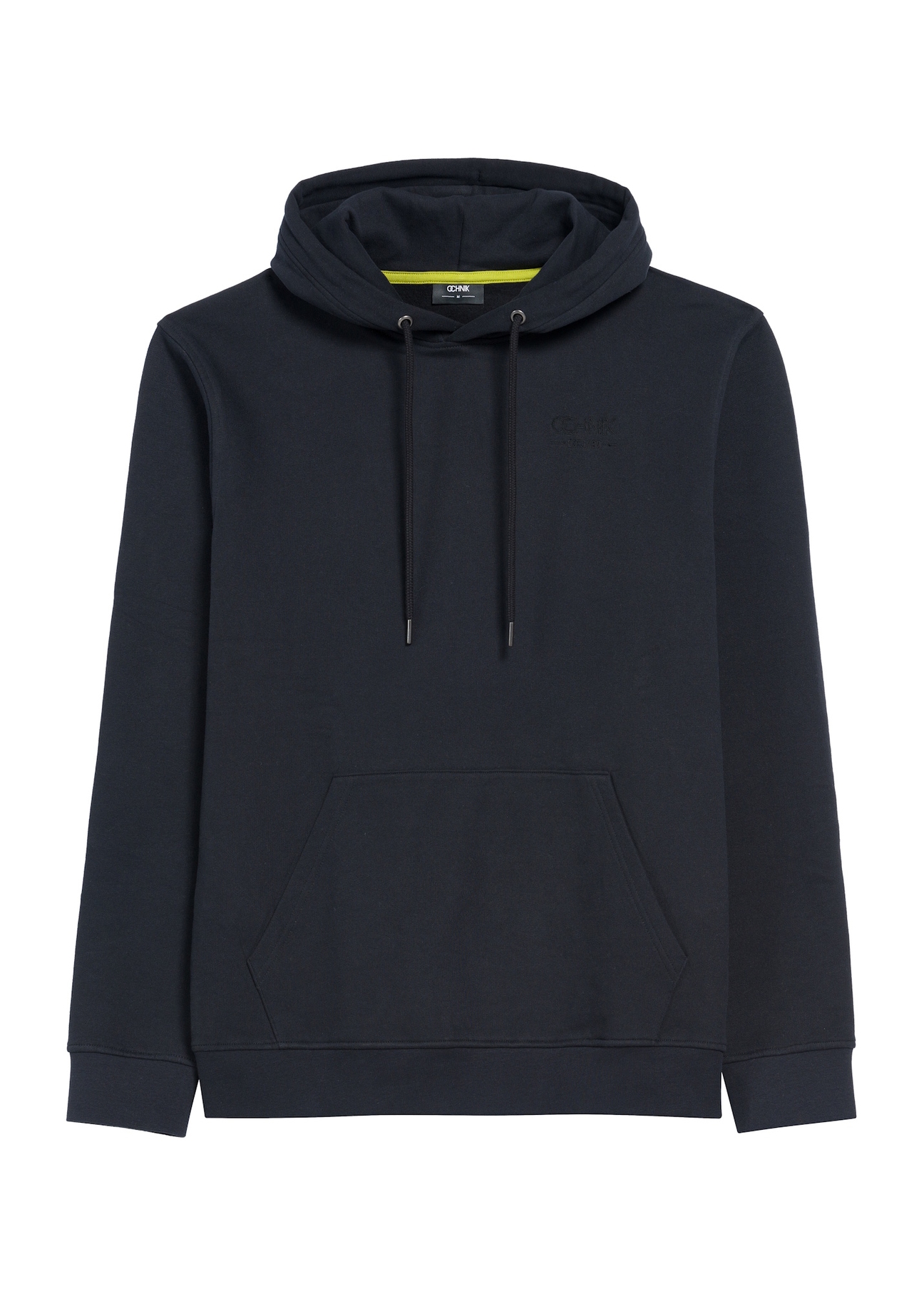 Black men's hoodie BLZMT-0073-99(Z25), front product view on white background.