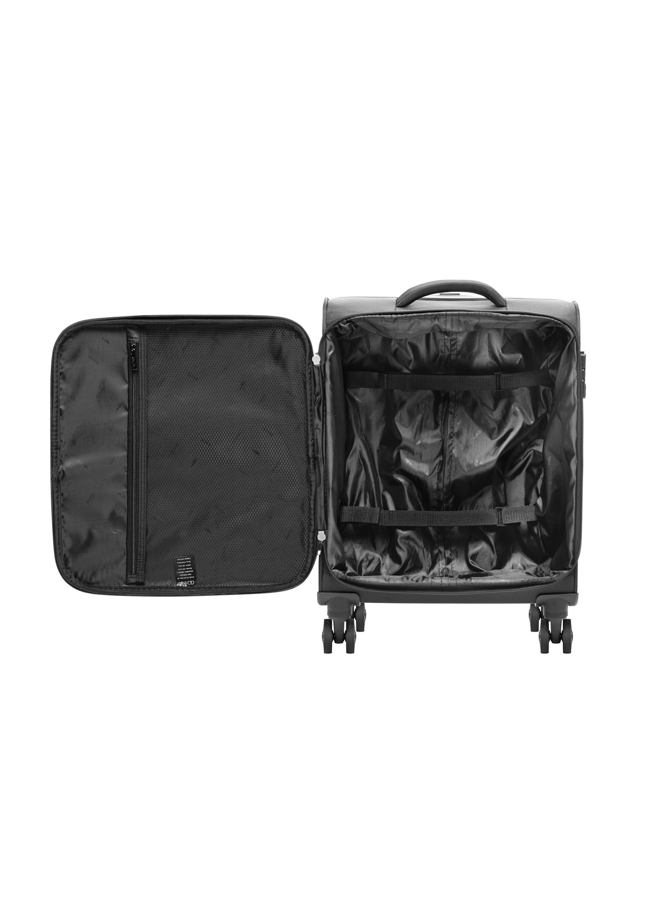Small suitcase on wheels WALNY-0044-99-19(W26)