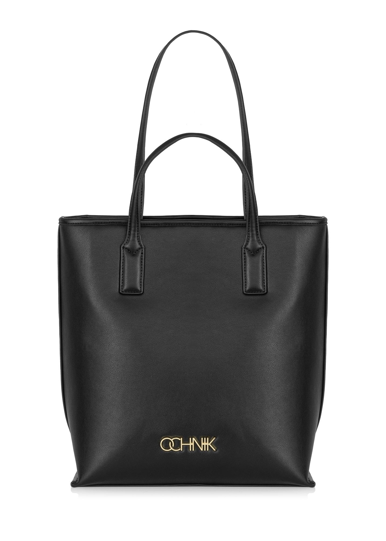 Black women's shopper bag TOREC-0907-99(W24)-01