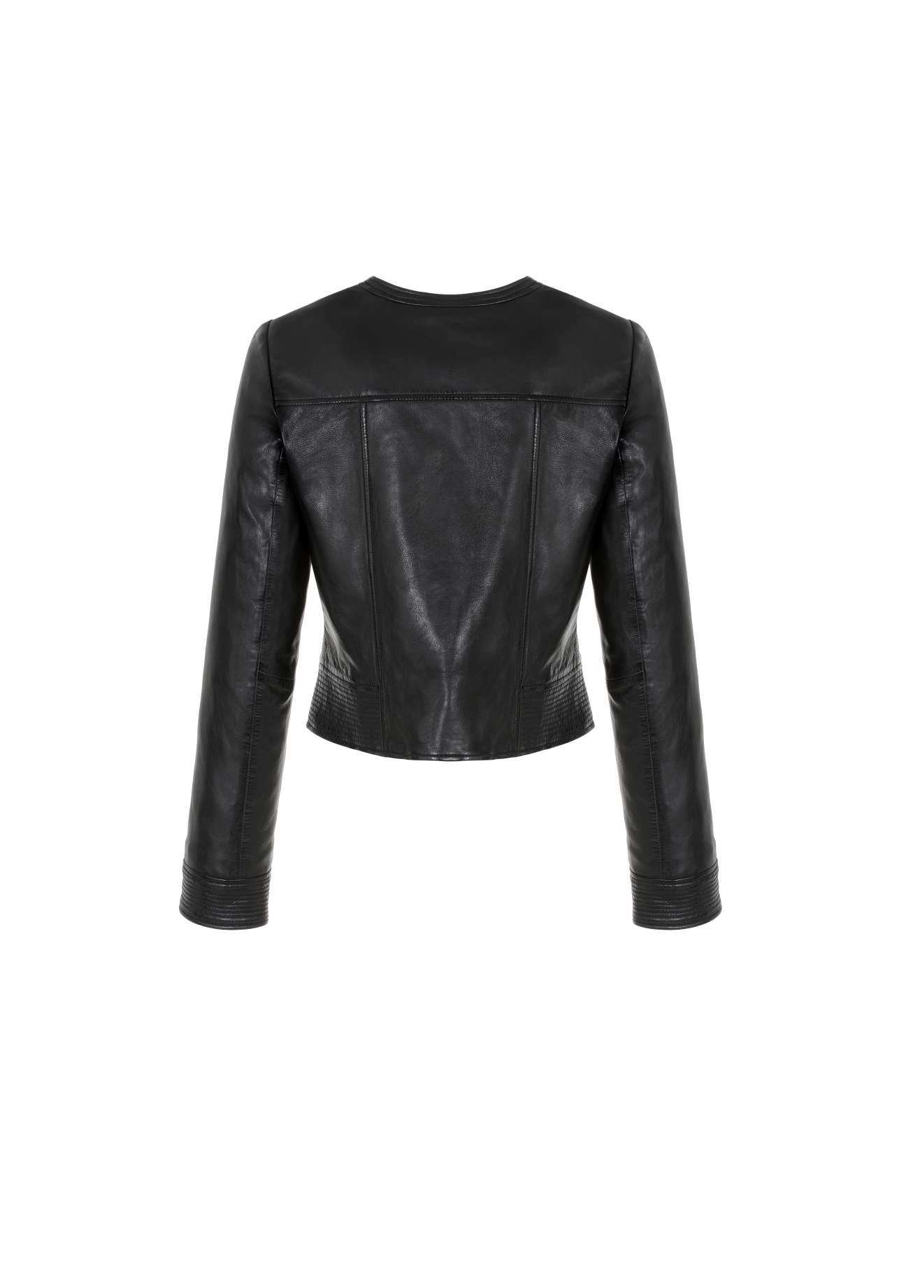 Women's leather transitional jacket KURDS-0346-1202(W22)-05