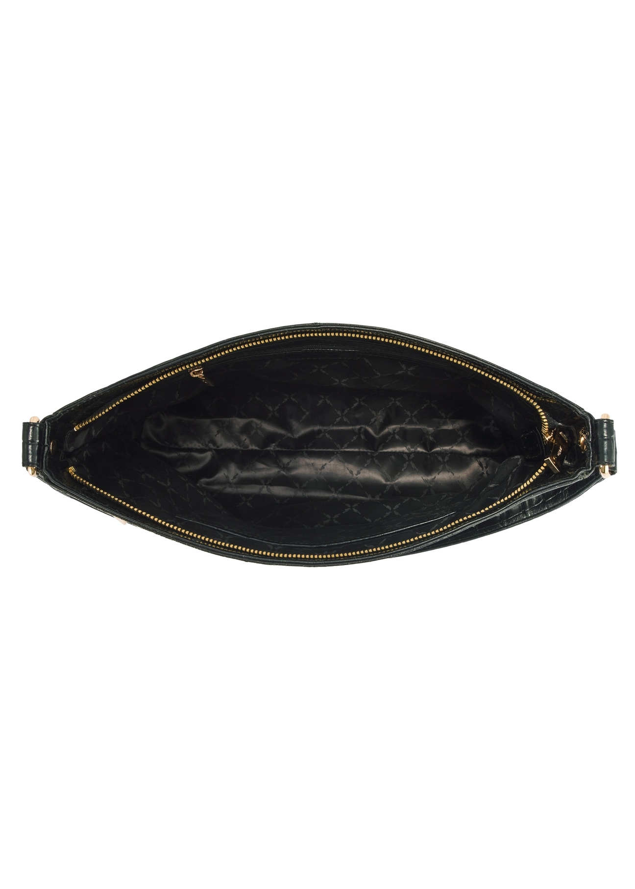Croco leather women's handbag TORES-1130E-99(Z25), product view from above on a white background.