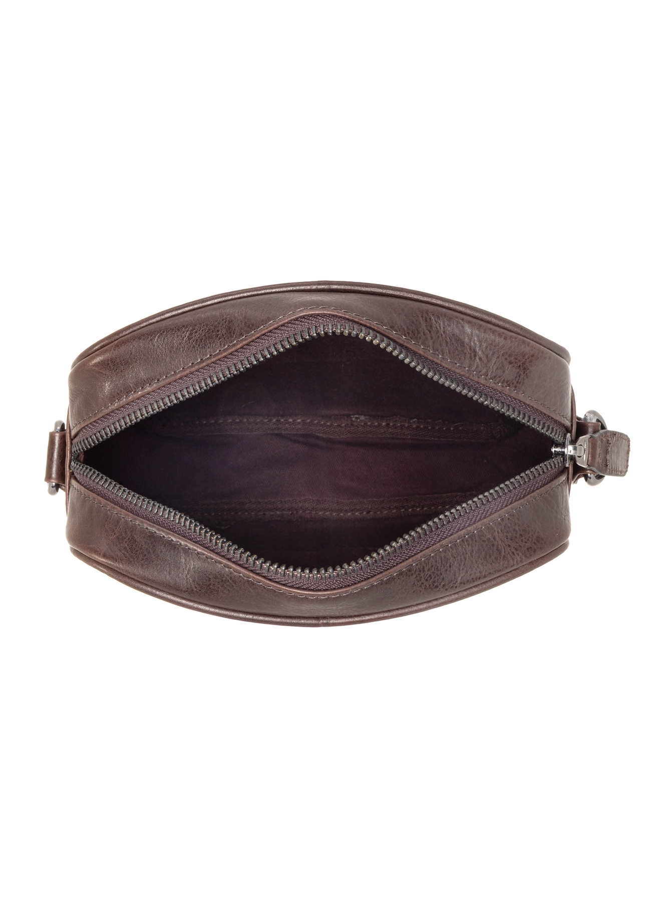Brown men's bag TORMS-0461-89(Z25), product view from the inside on a white background.