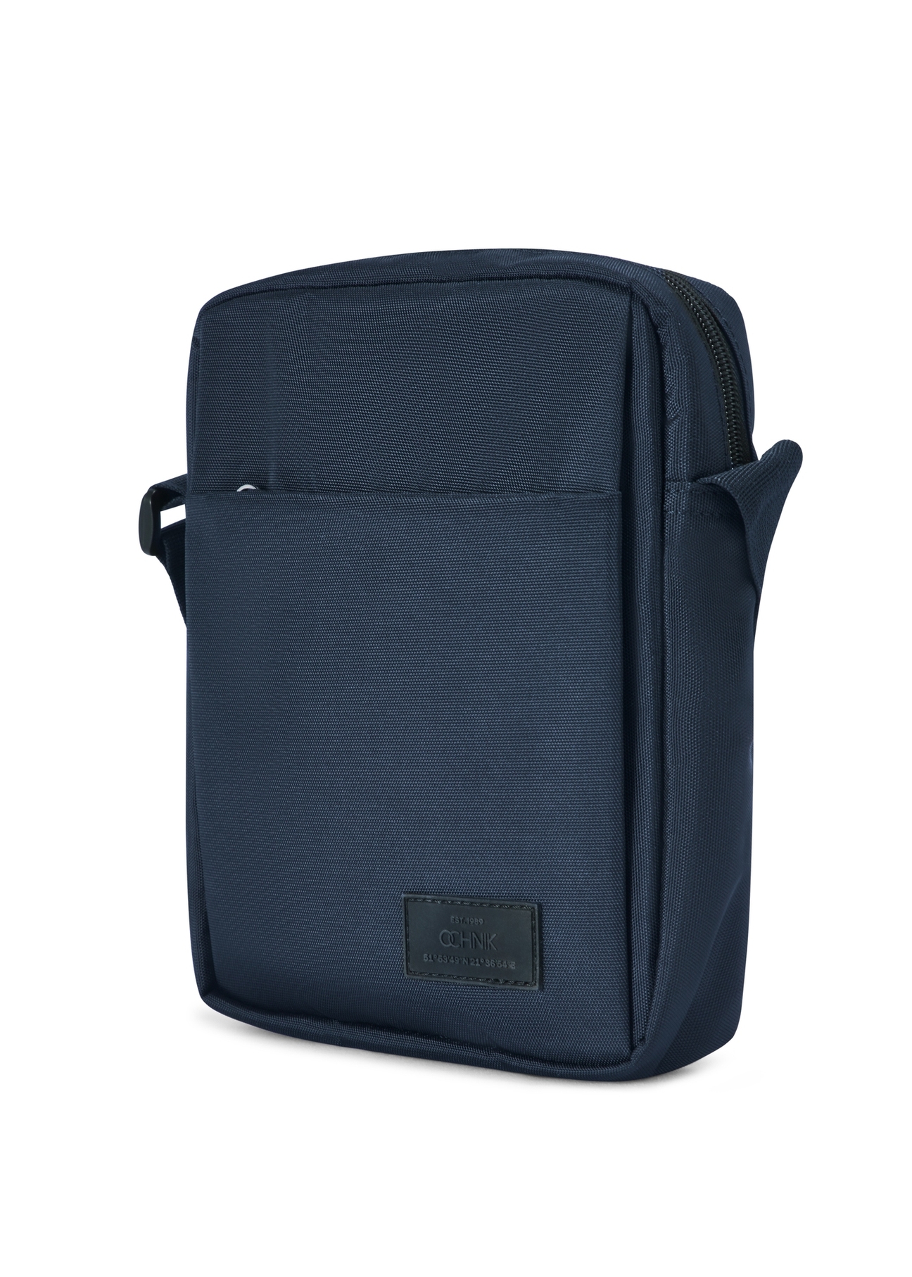 Navy blue men's bag TORMN-0384-69(Z25), diagonal product view on white background.