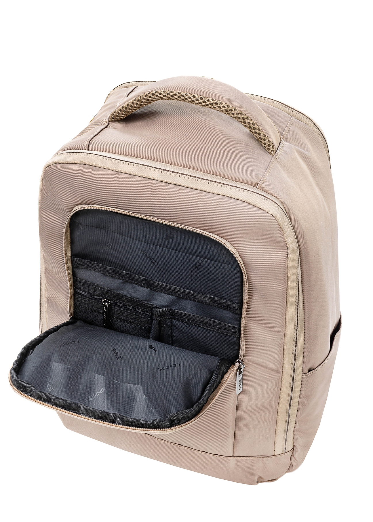 Dark beige airplane backpack PLCMN-0014A-80(Z25)