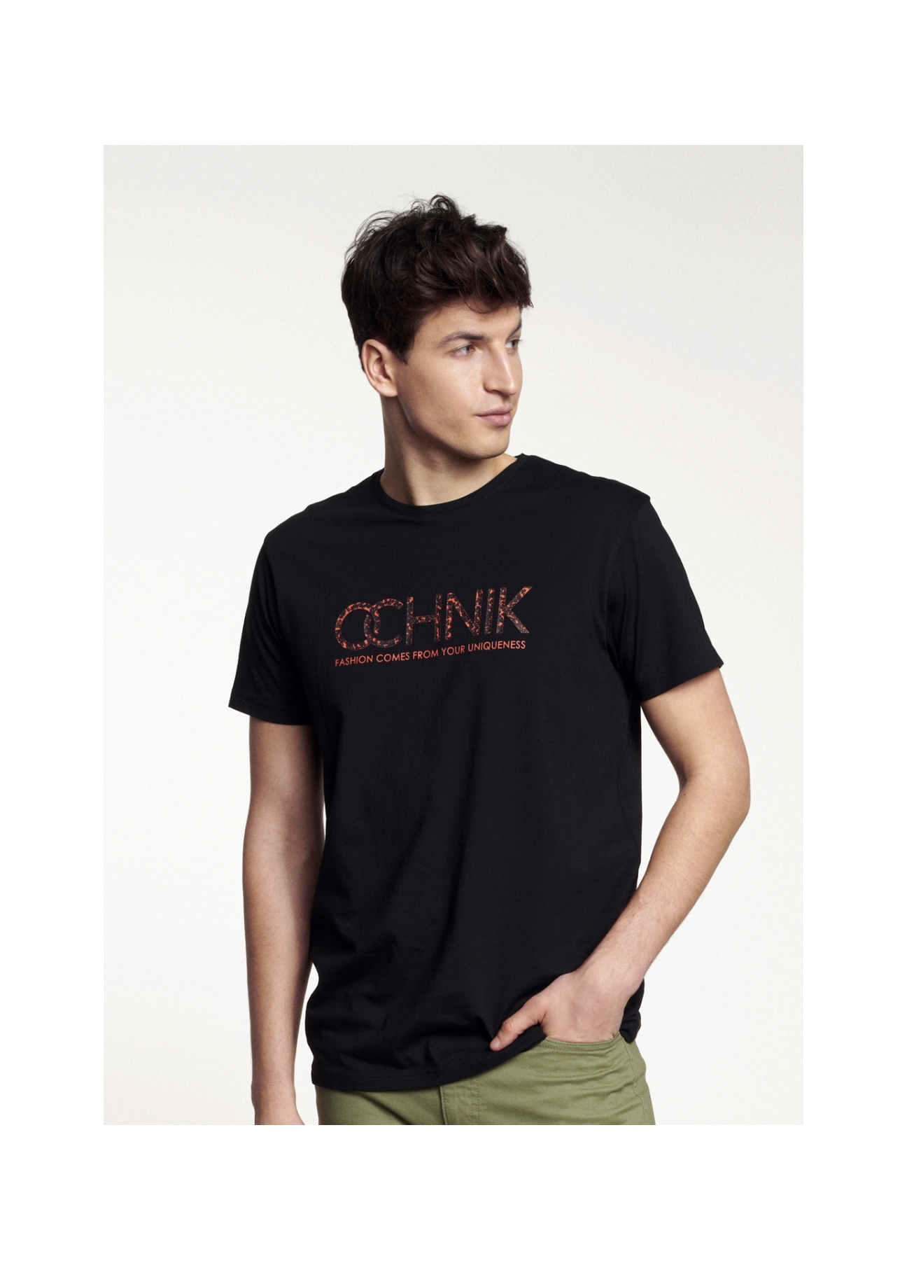 T-shirt męski TSHMT-0051-99(W21)-01