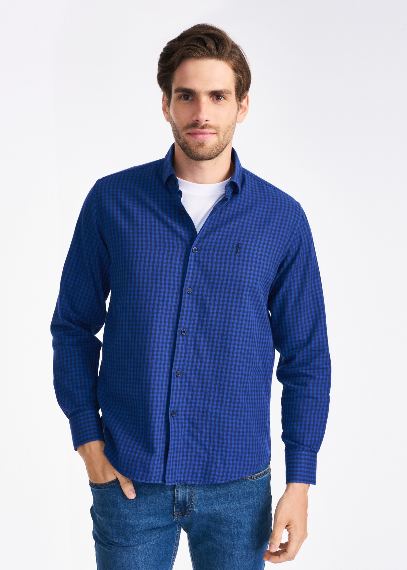 Men's shirt KOSMT-0288-69(Z22)-01