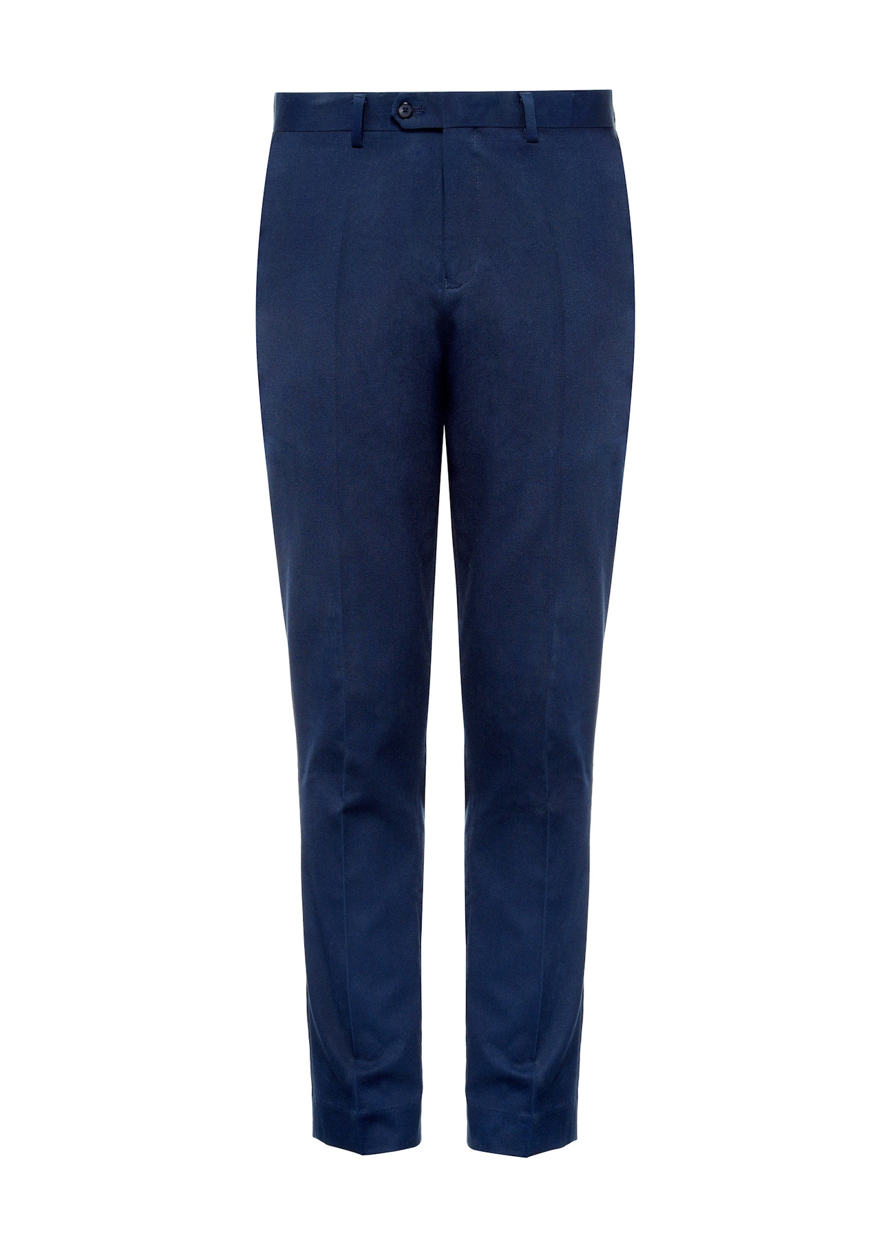 Men's navy blue chino trousers SPOMT-0105-17(W25), front product view on white background.