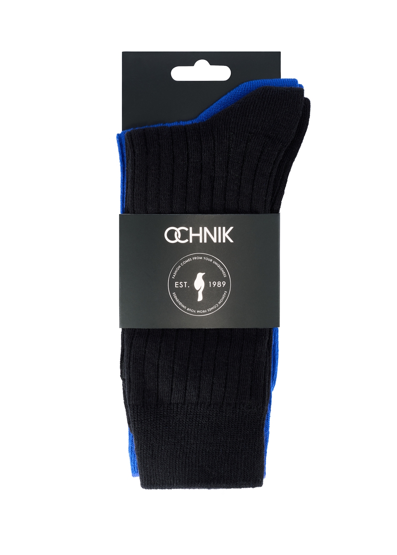 Set of men's long socks ZESMT-0051-15(Z25), view of the product in the packaging on a white background.