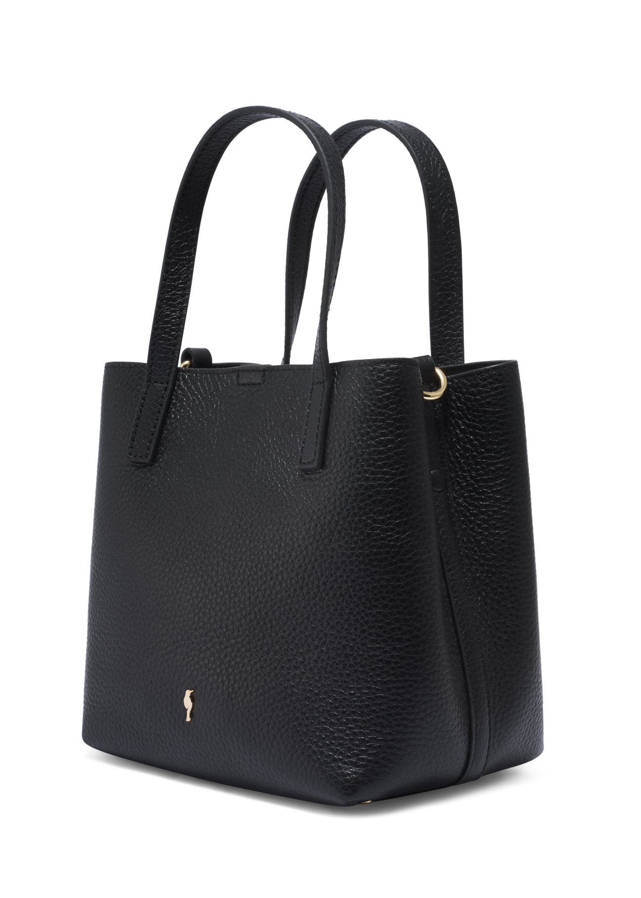 Small leather women's handbag TORES-1359-9I(Z26). Side view diagonally on a white background.