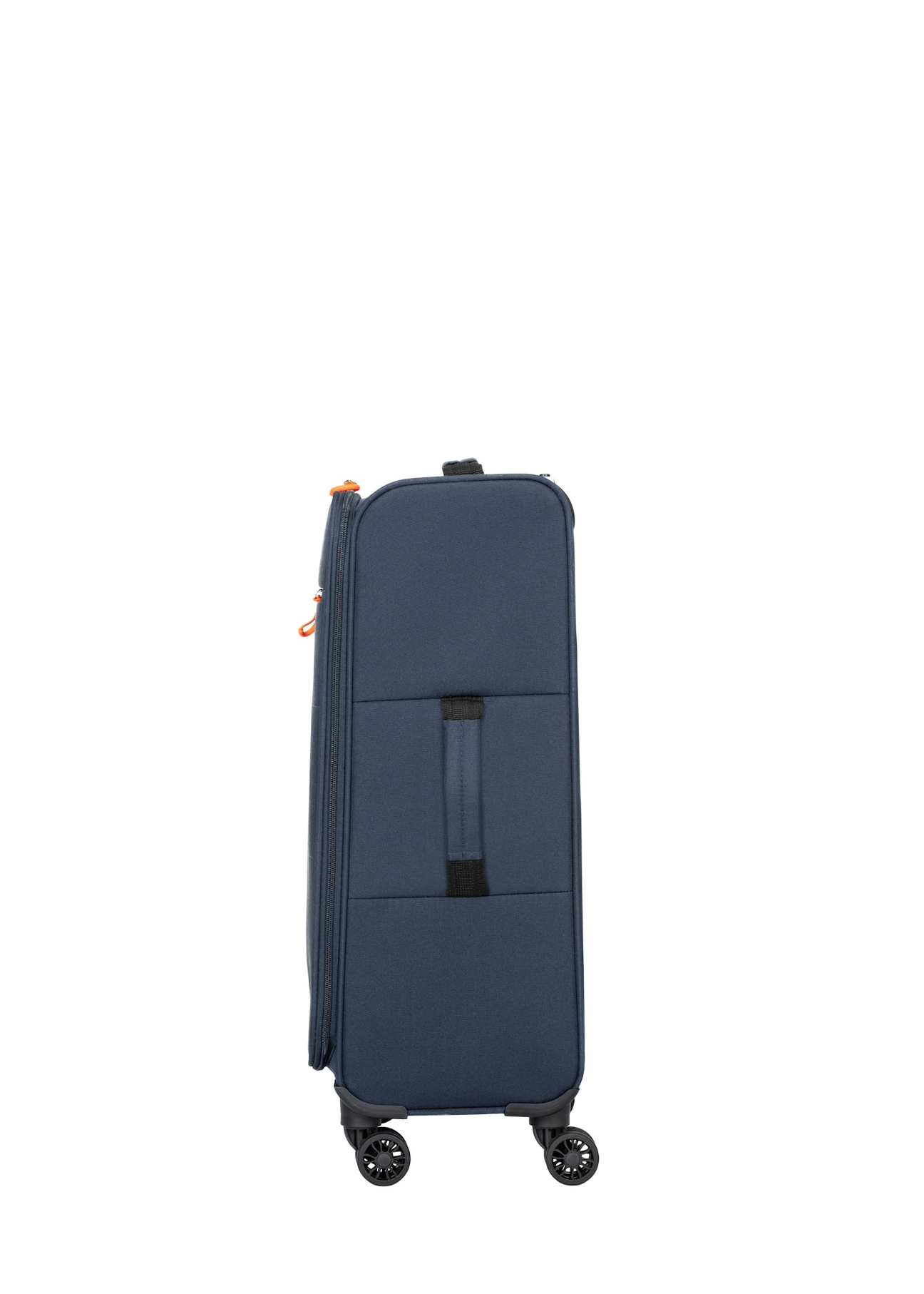 Medium suitcase on wheels WALNY-0045-7D-24(W26) - side view of the product, on a white background.