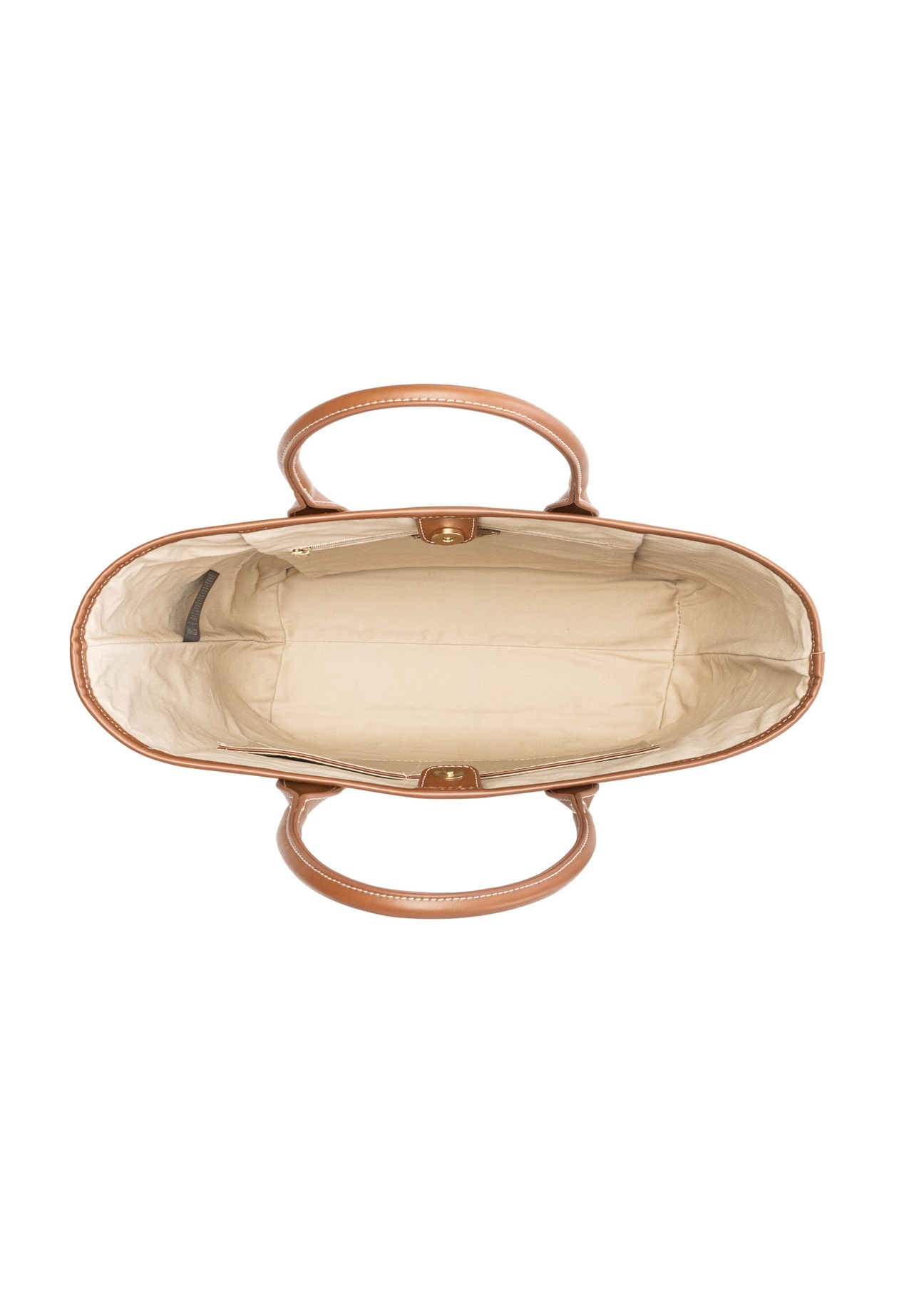 Large women's straw handbag TOREC-1229-1E(W26), product view from above, on a white background.