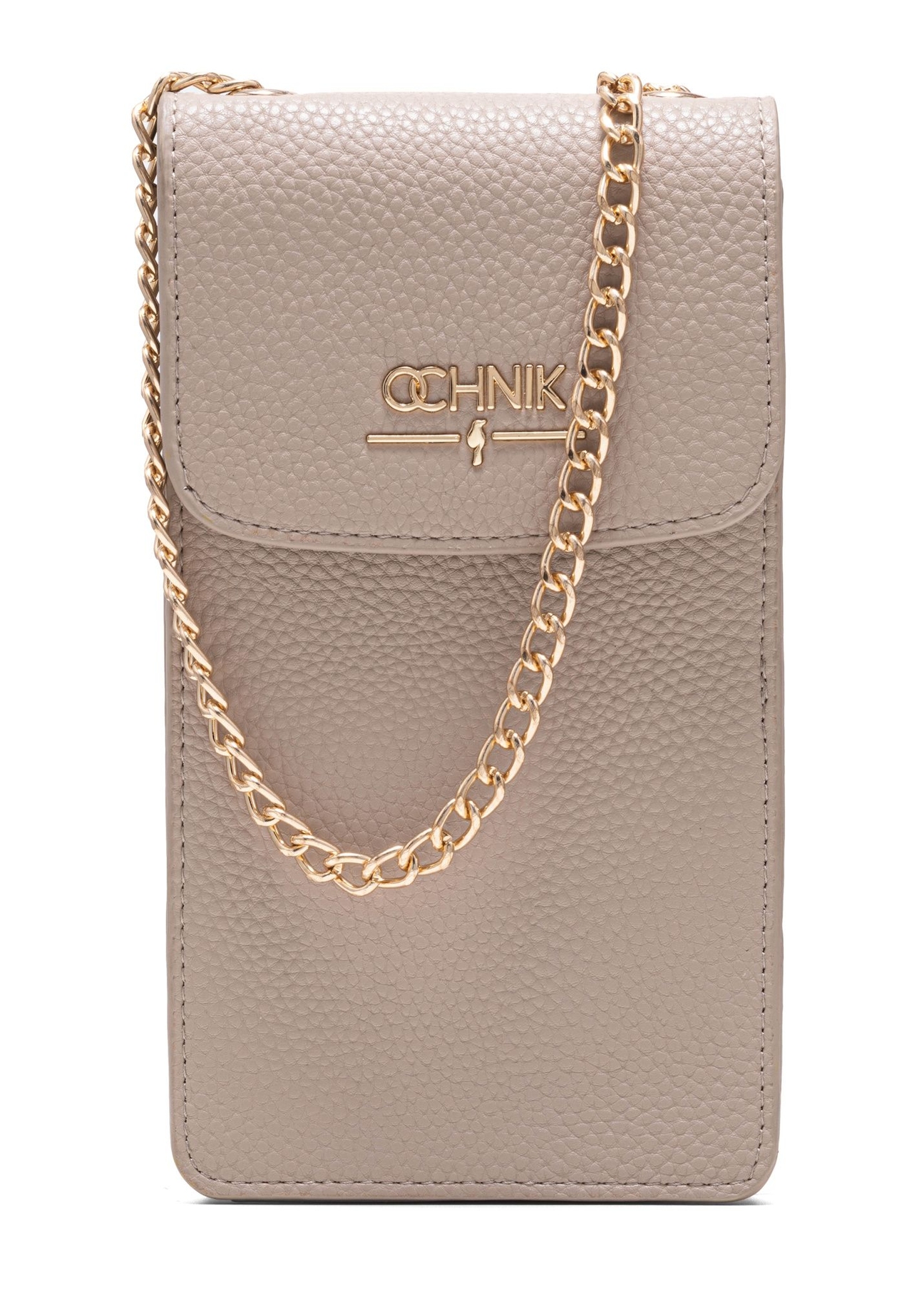 Beige women's pouch TOREC-1112-80(Z25), front product view on white background.