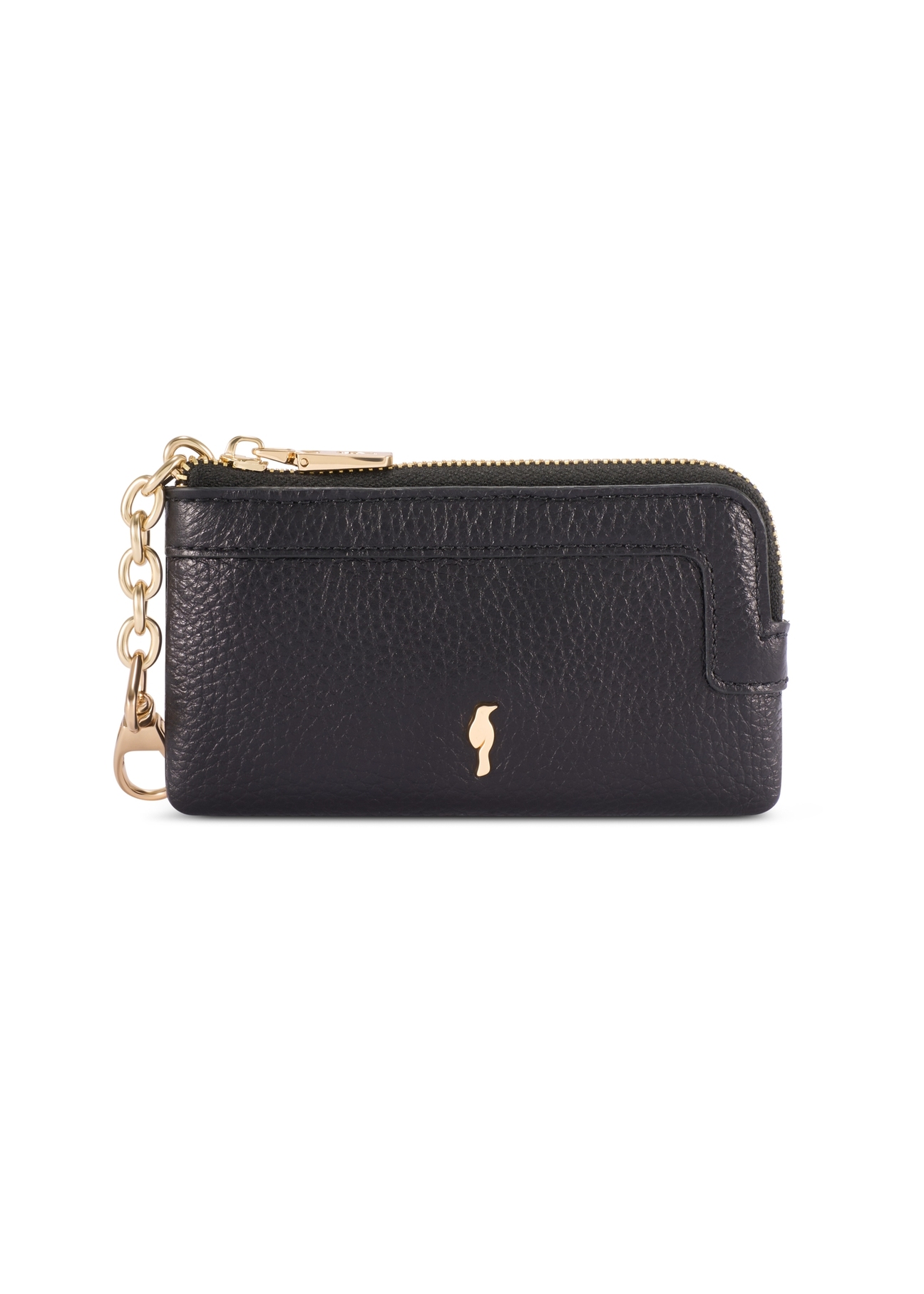 Small women's leather wallet PORES-0979R-9I(W26), product view from the front on a white background.