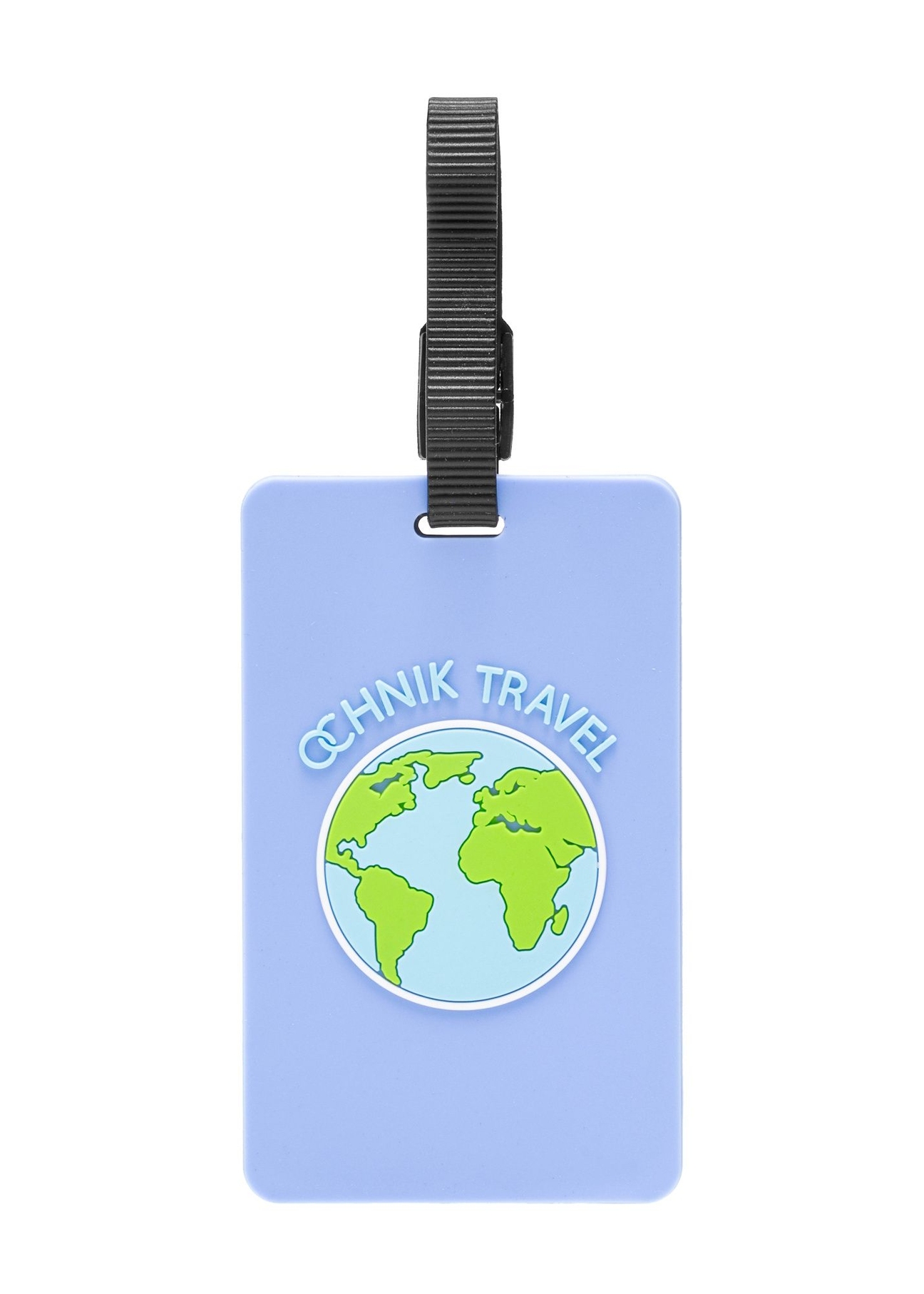 Luggage tag AW-012-0009-7P(W26), front product view on white background.