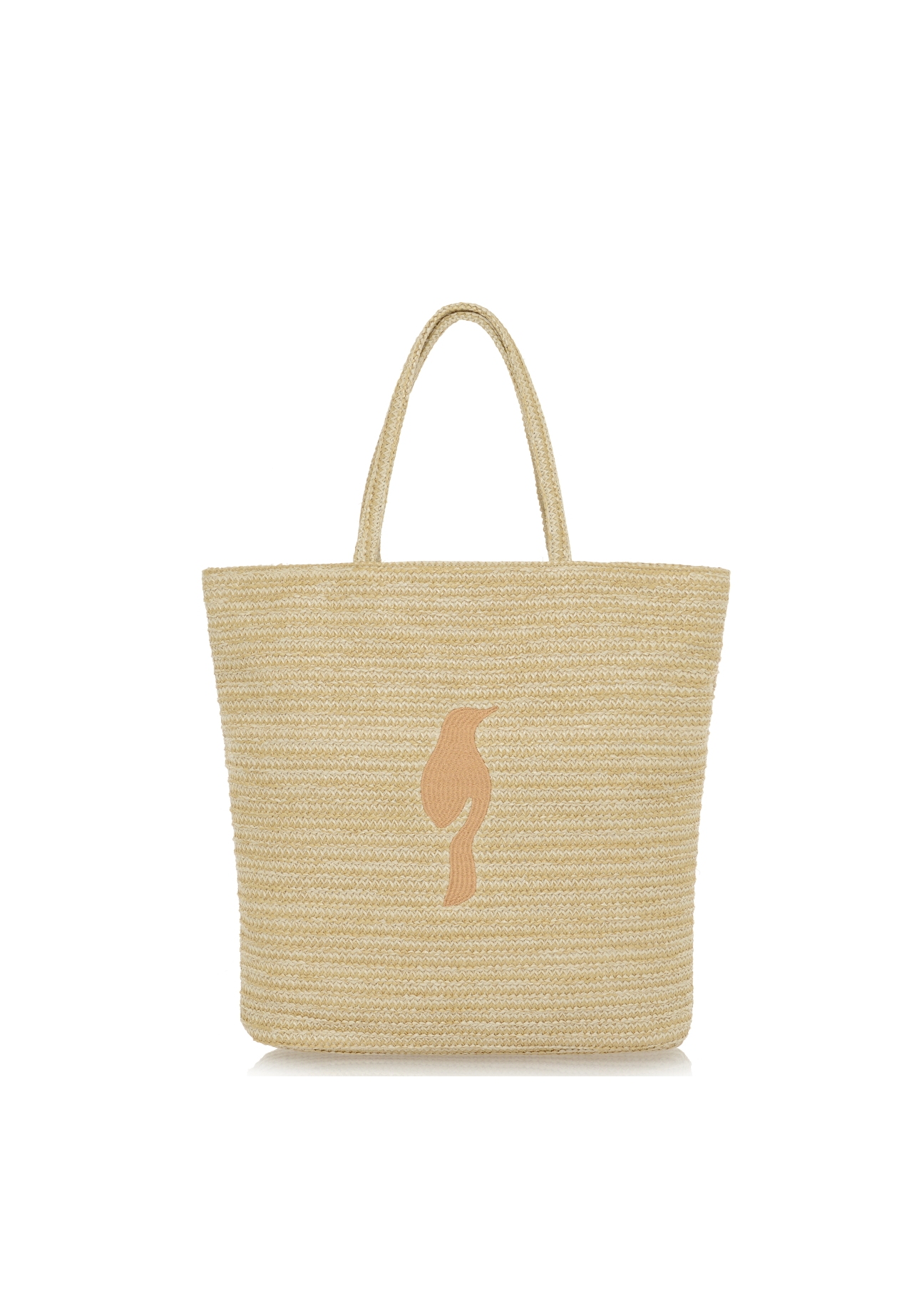 Women's straw shopper bag TOREC-0636-23(W22)-01
