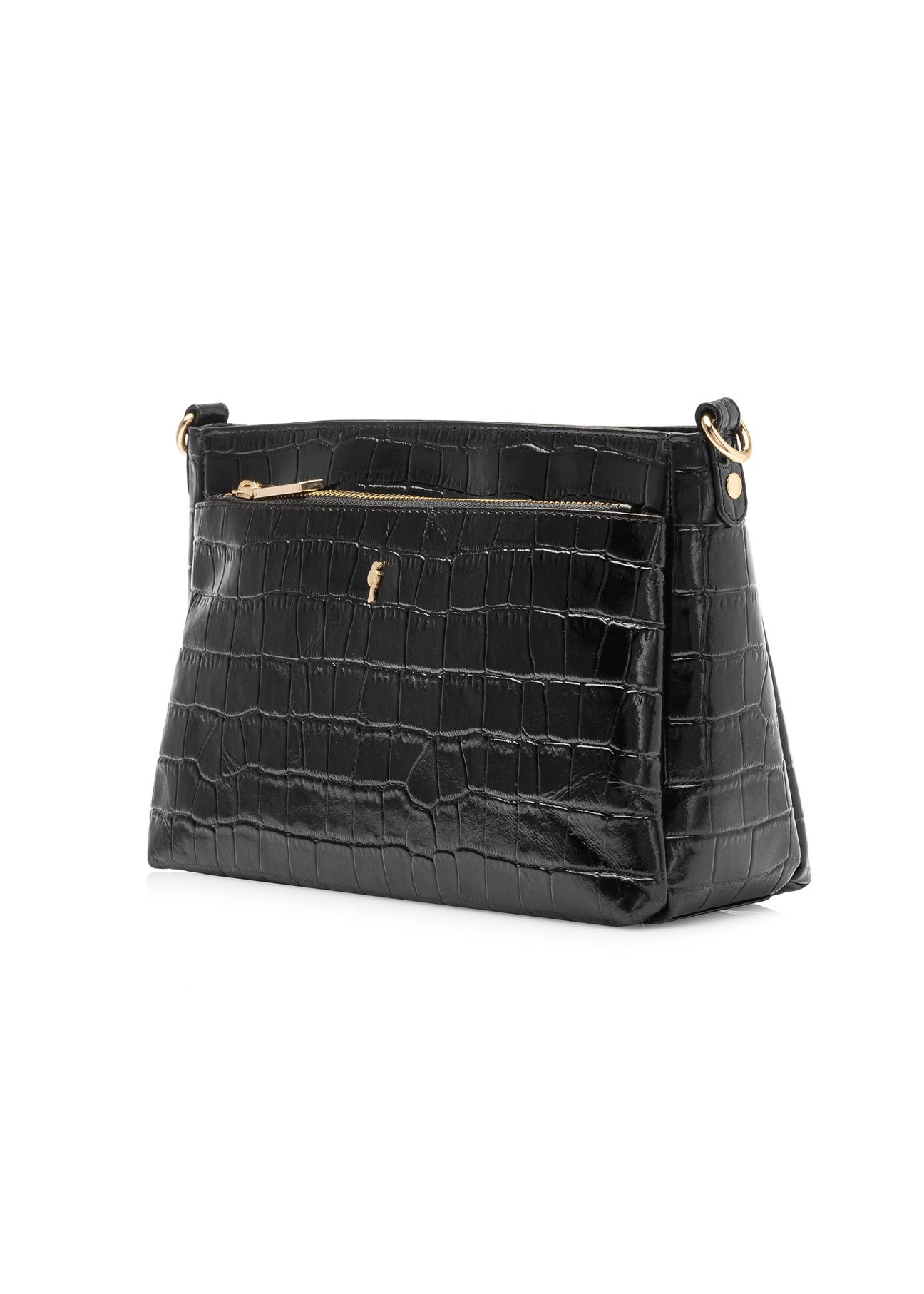 Women's leather messenger bag TORES-0940E-99(Z25), diagonal product view on white background.