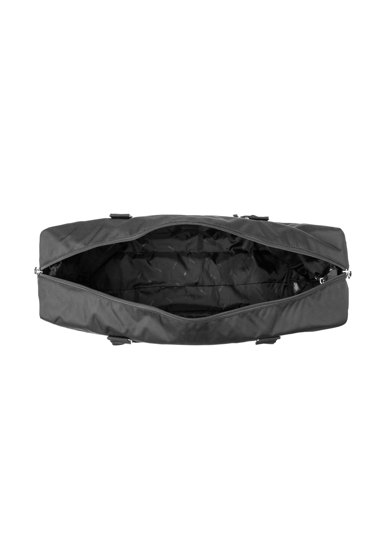Black travel bag TORMN-0382-99(Z25), product view from above on a white background.