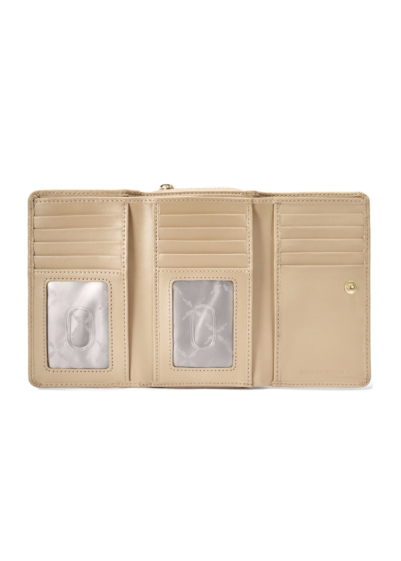 Large beige leather women's wallet PORES-0801R-1B(W26)