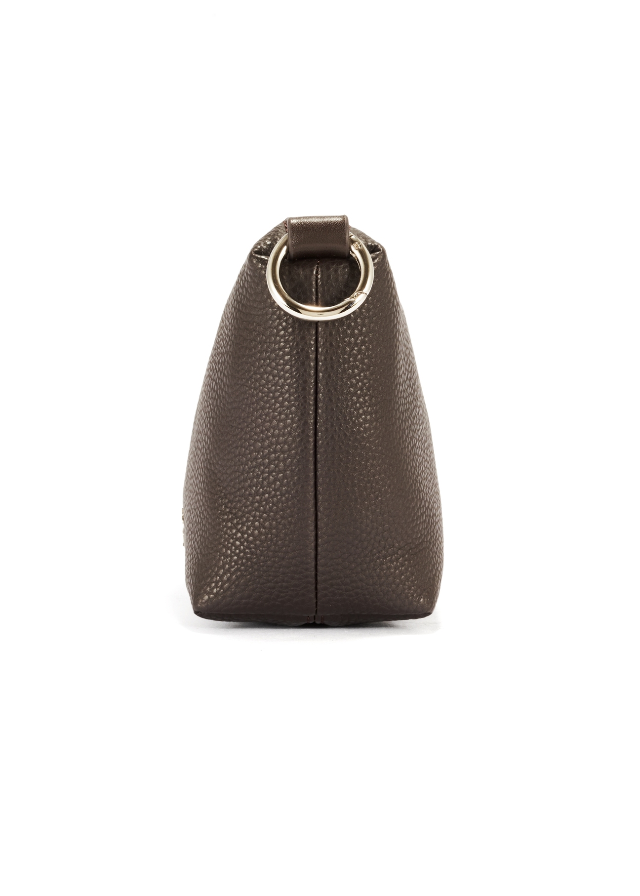 Small brown women's handbag TOREC-0882B-89(Z25), side view of the product on a white background.