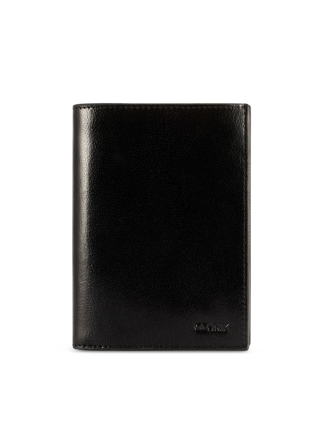 Large men's leather wallet PORMS-0677-99(W26), front product view on white background.