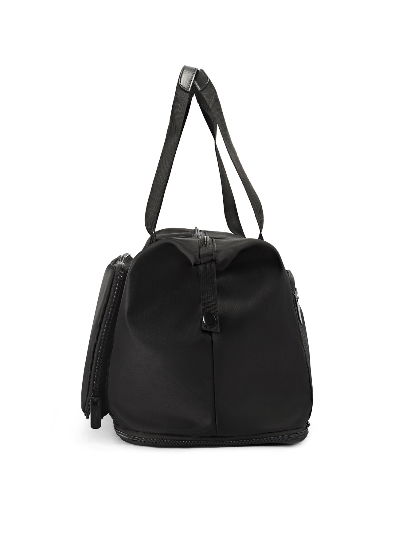 Black men's bag TORMN-0369-99(Z25), side product view on white background.