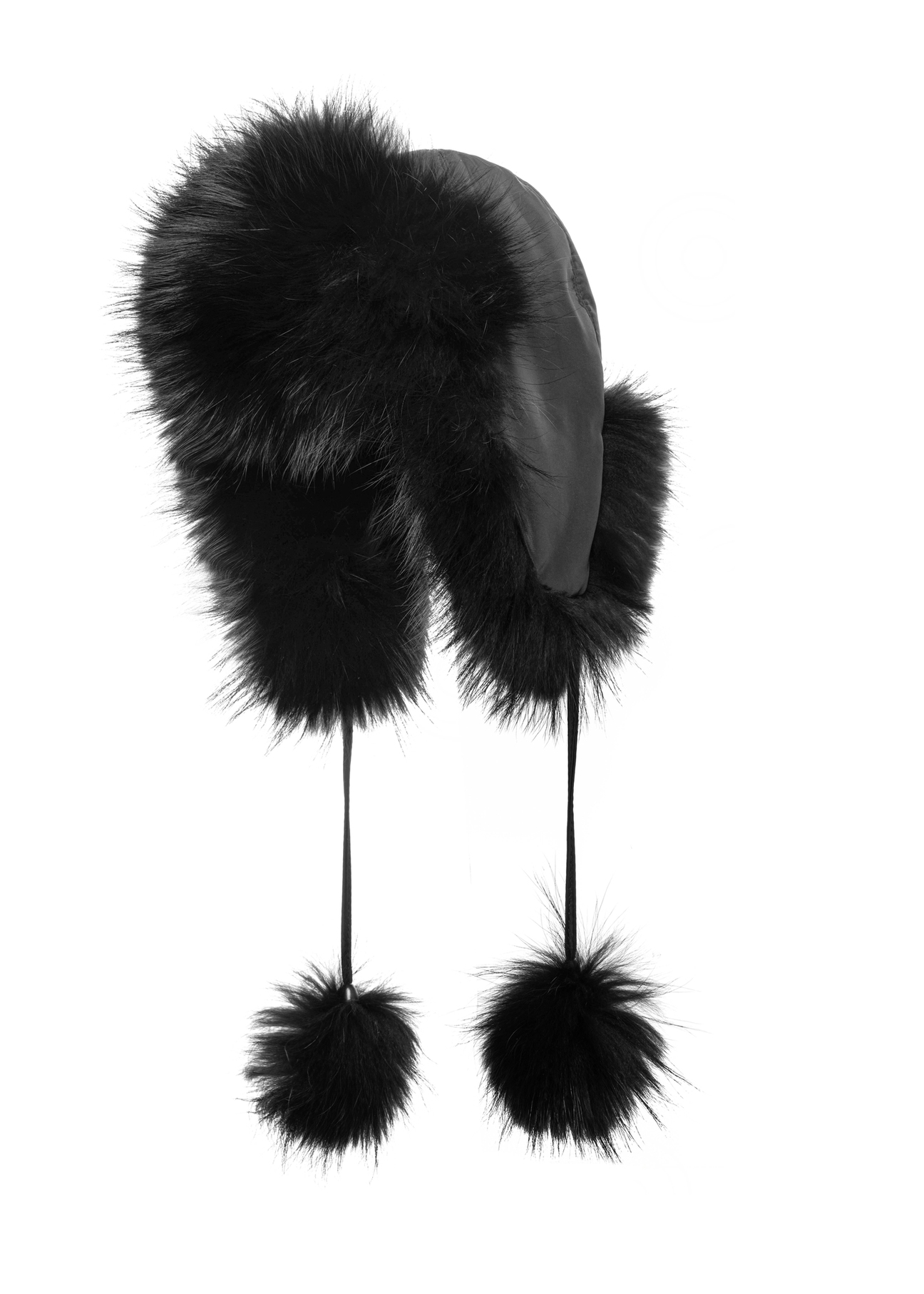 Women's hat with natural raccoon fur CZADF-0048-99(Z26)