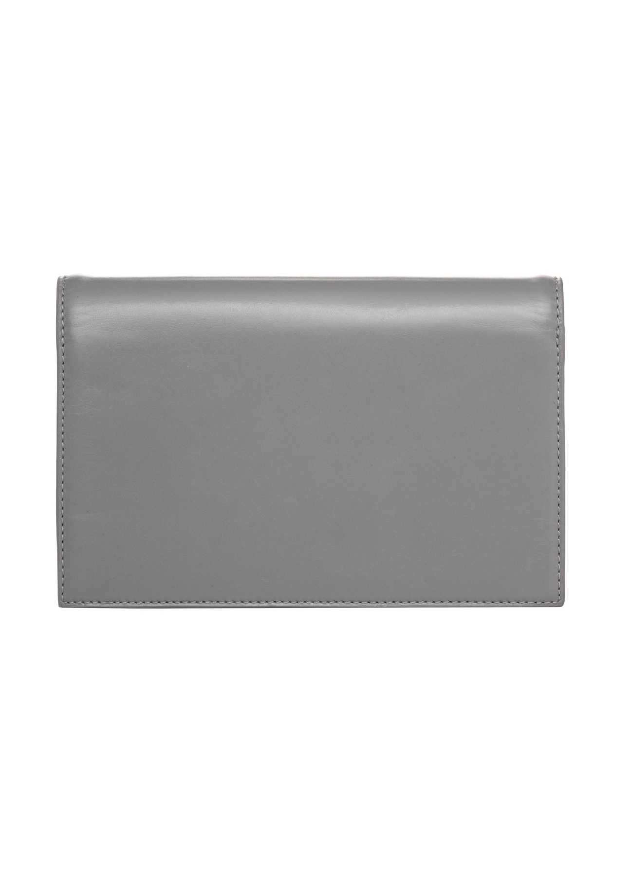 Smooth graphite women's handbag TORES-1437-9D(Z26). Back view on white background.