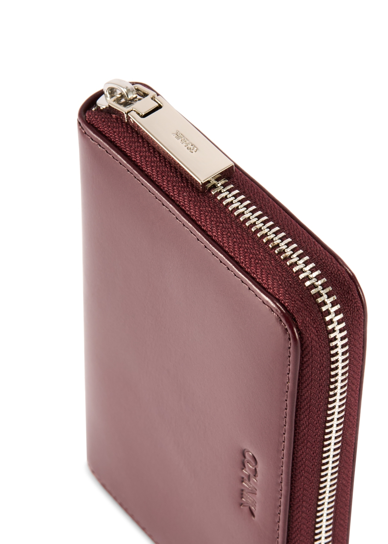 Burgundy leather women's wallet PORES-0976-49(Z25)