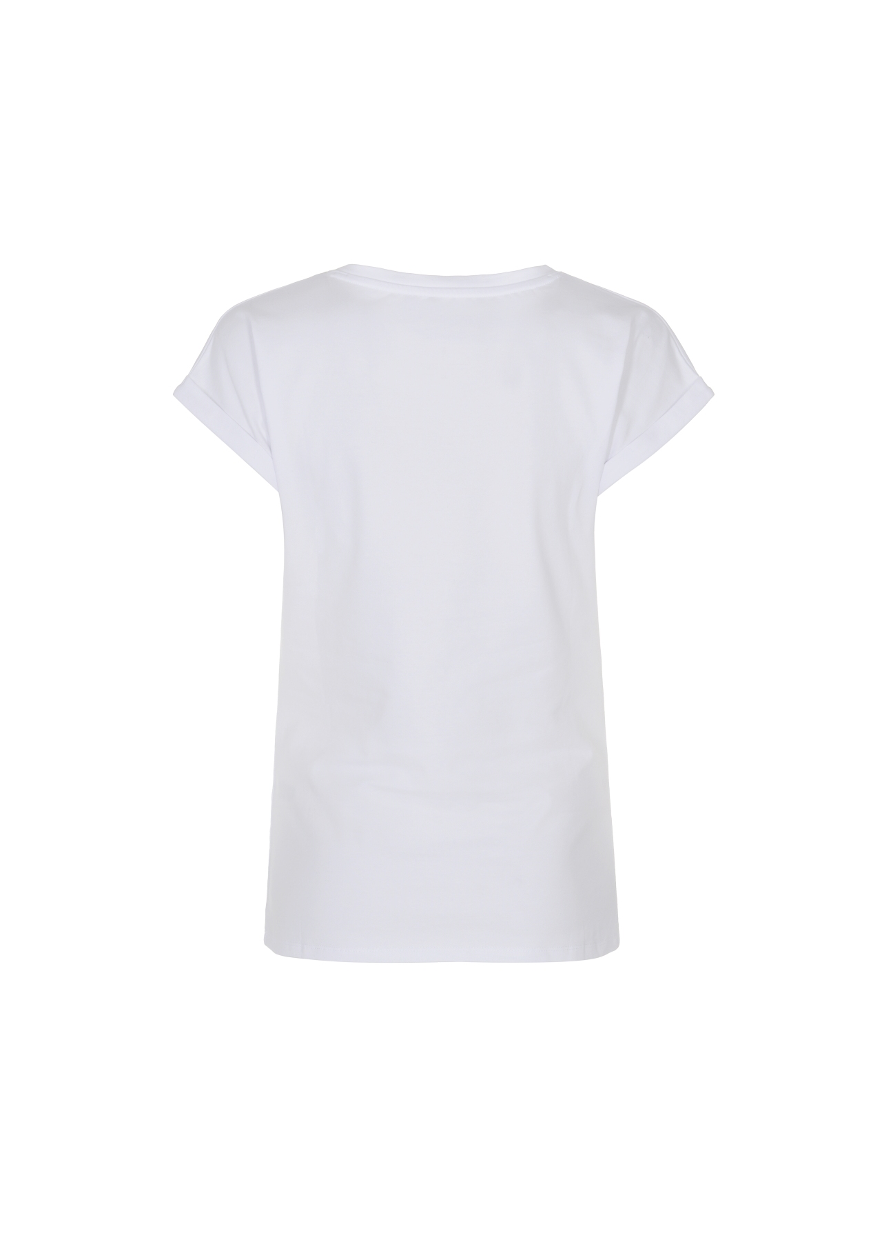 Women's white T-shirt with oriole TSHDT-0097-11(W22)-03