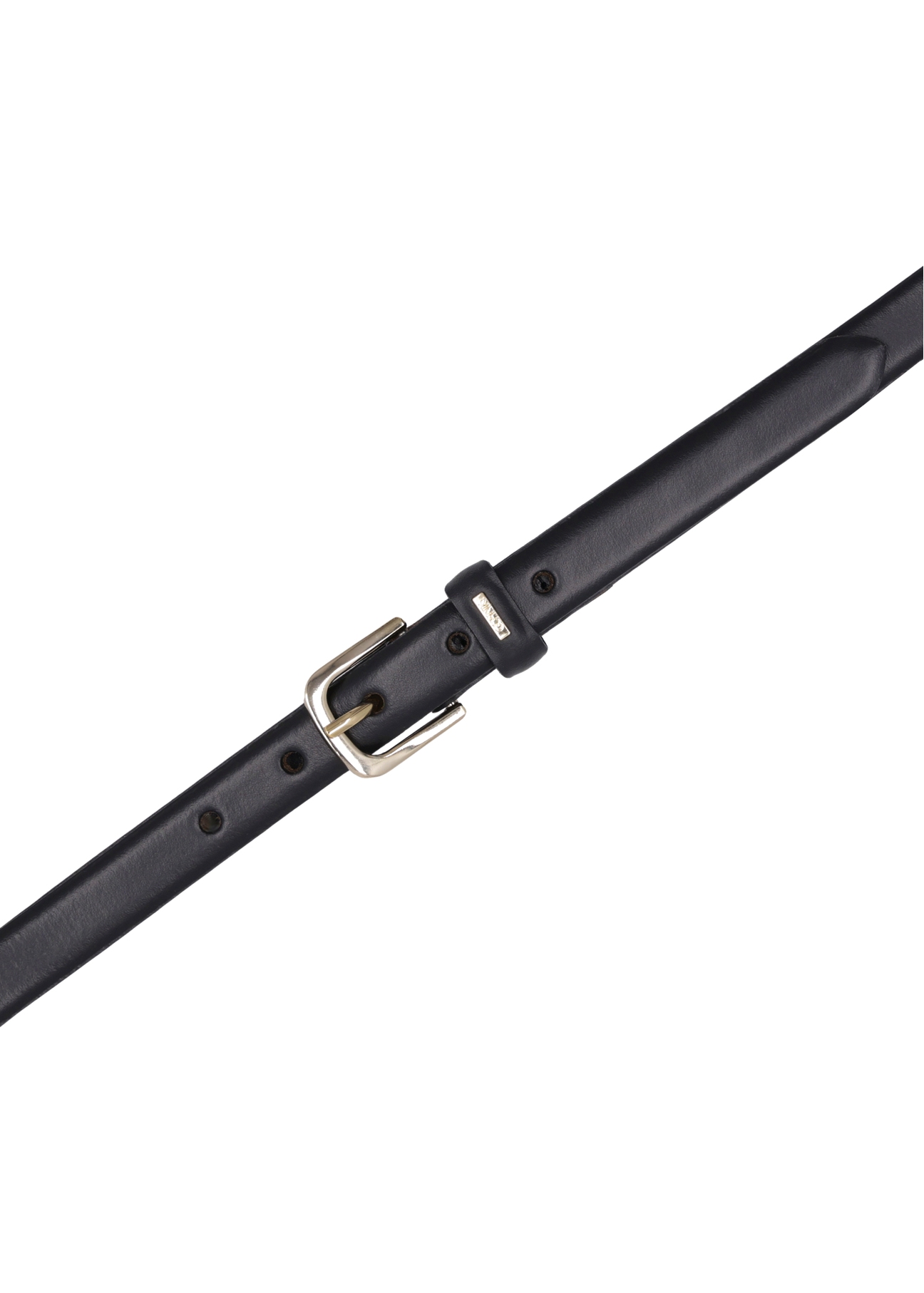 Black leather women's belt PASDS-0300-99(Z26)