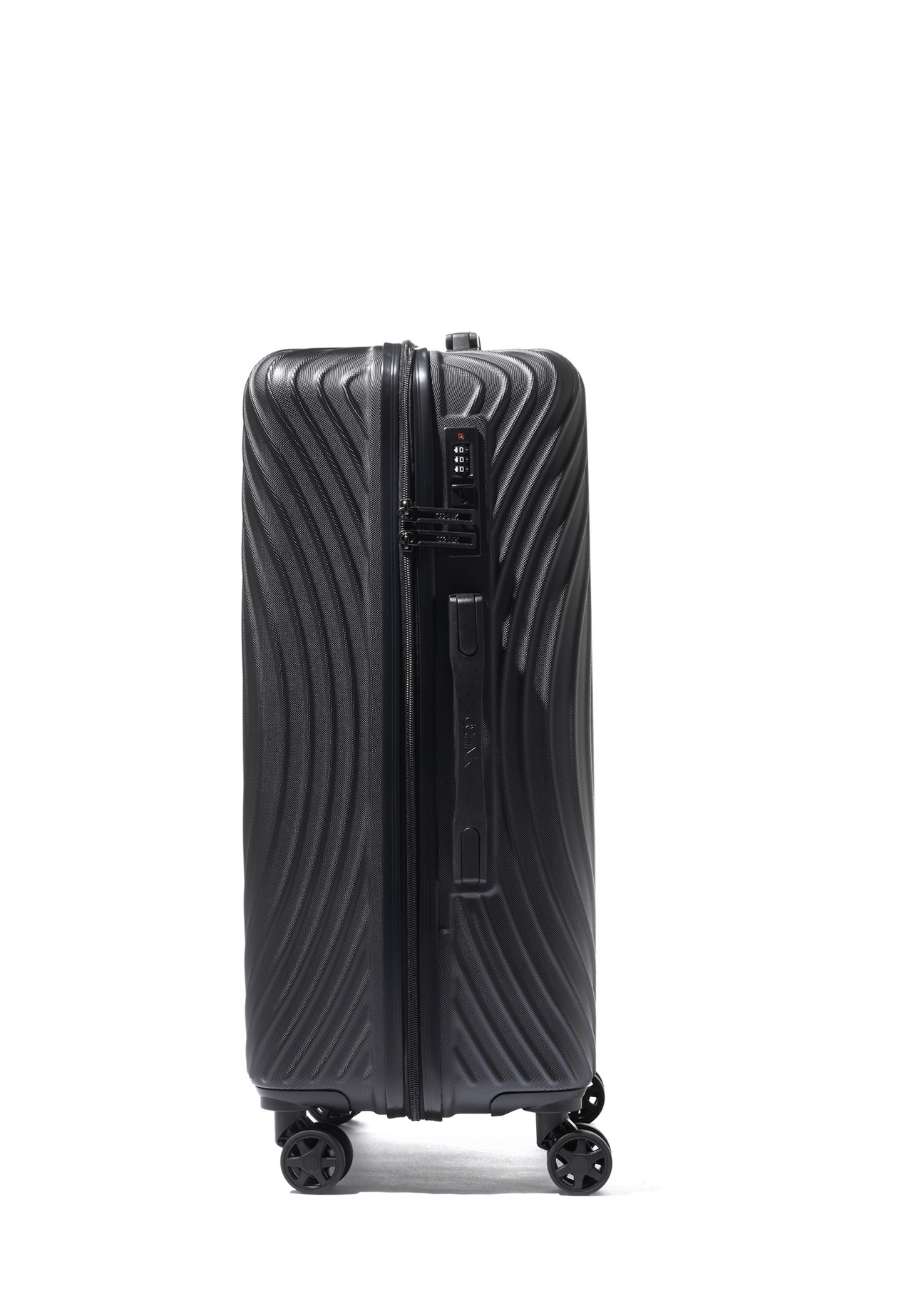 Medium wheeled suitcase WALAB-0088-99-24(W26), side view of the product on a white background.