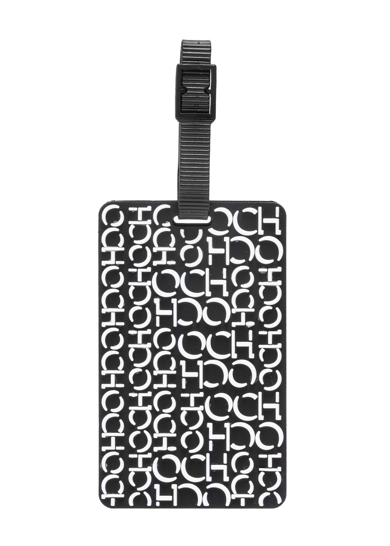Luggage tag AW-012-0006-98(W25), product view from the front on white background.