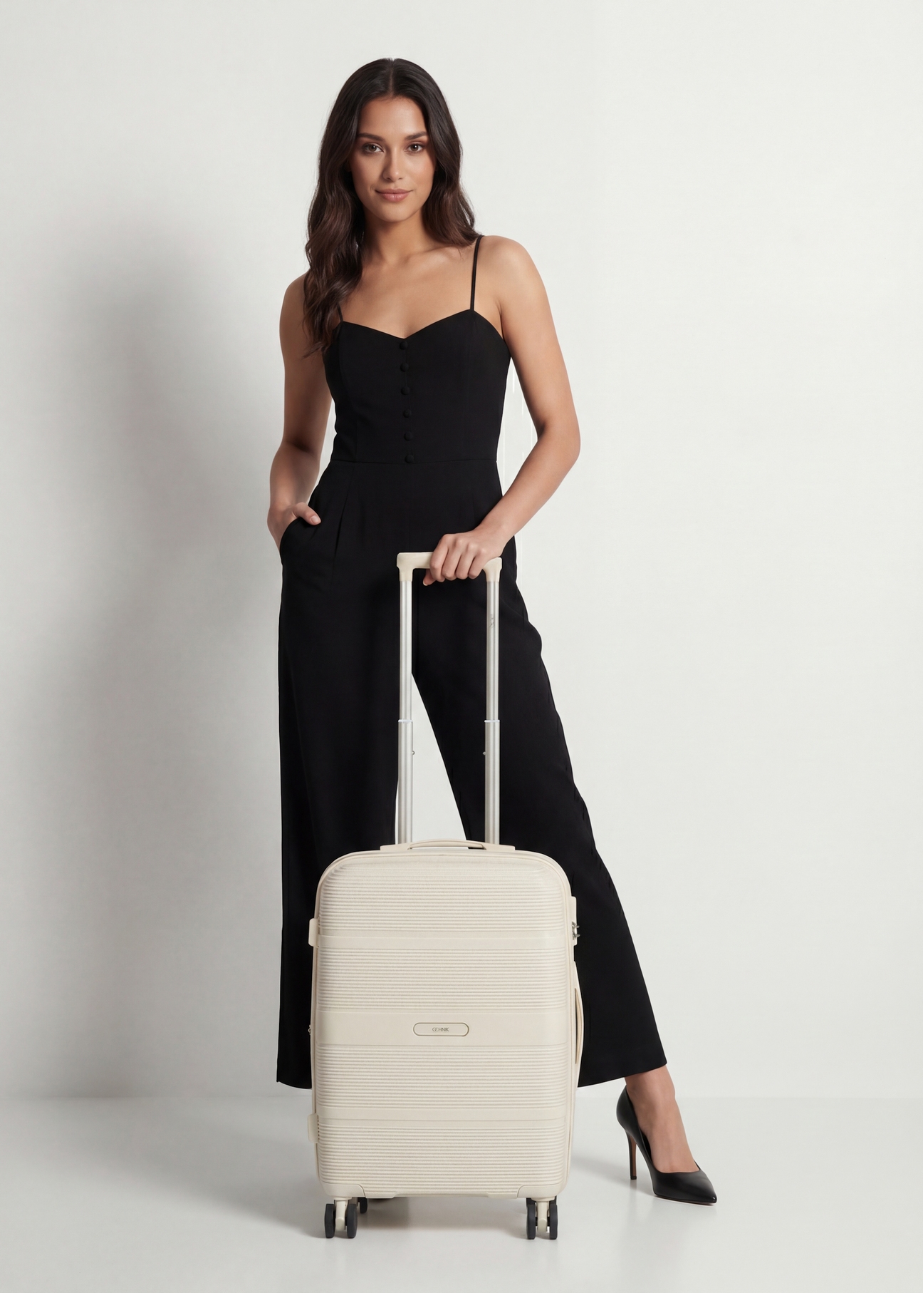 Small suitcase on wheels WALPP-0022-0C-19(W26)