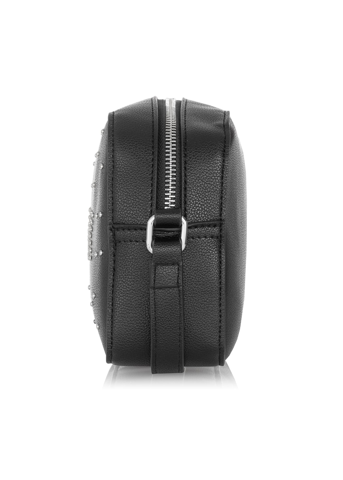 Black women's handbag with jet logo TOREC-0833-99(Z23)-03
