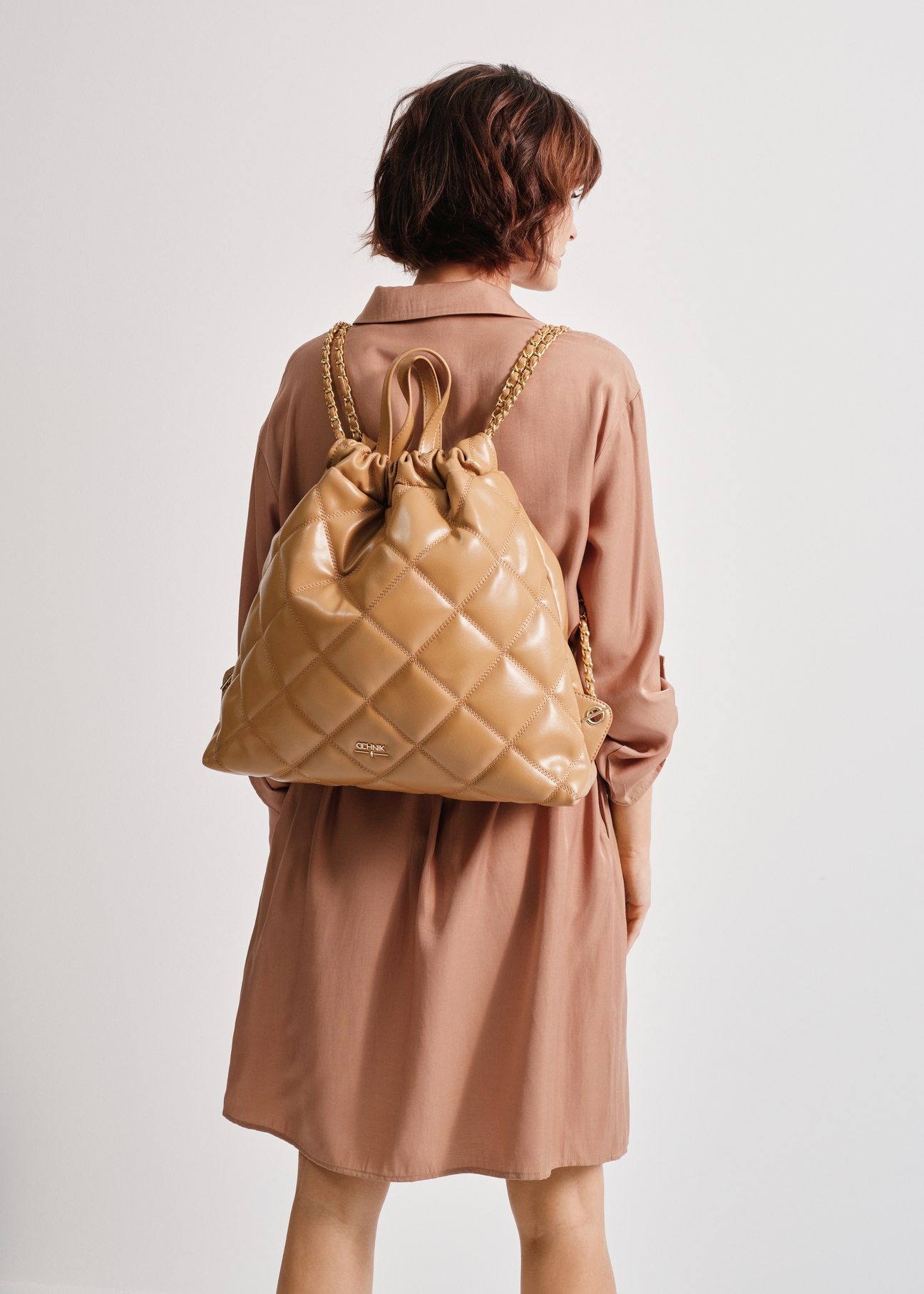 Women's quilted imitation leather bag TOREC-0917-87(W24)-09