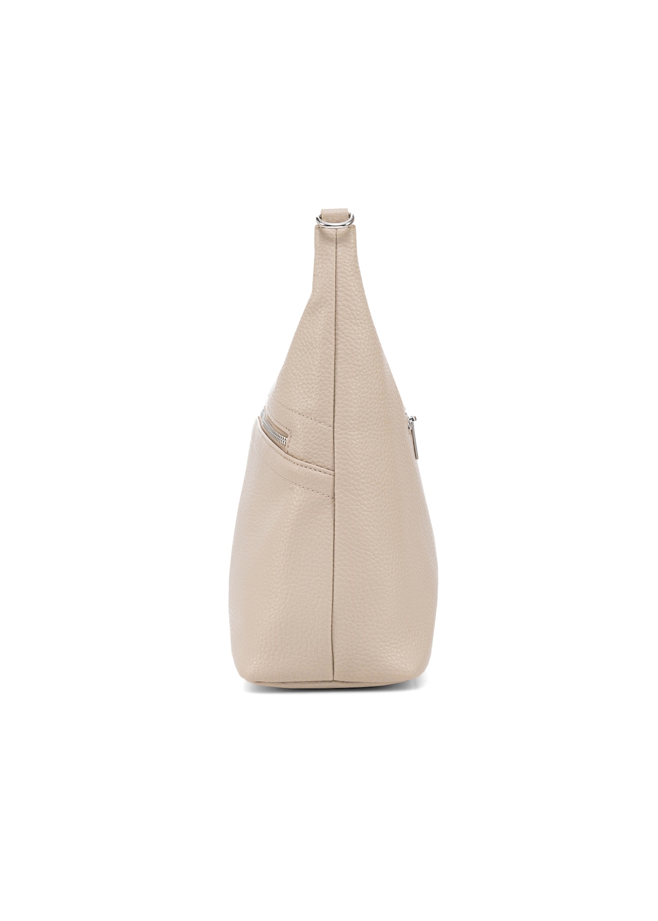 Cream purse handbag TOREC-0886A-80(Z25), side view of the product on a white background.