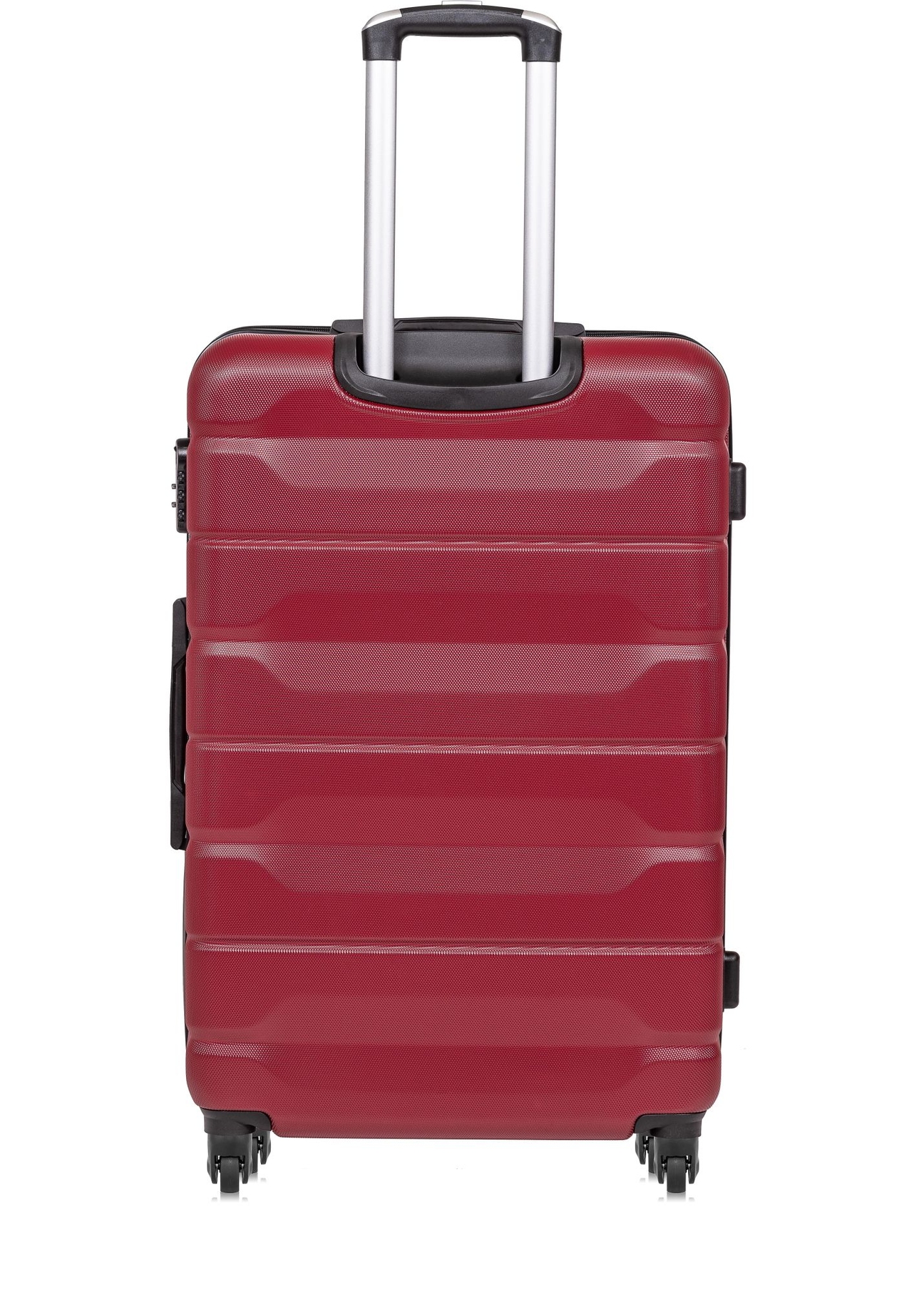 Set of 19''/24''/28'' trolley suitcases WALAB-0067-4D(W26), back view of the product on a white background.