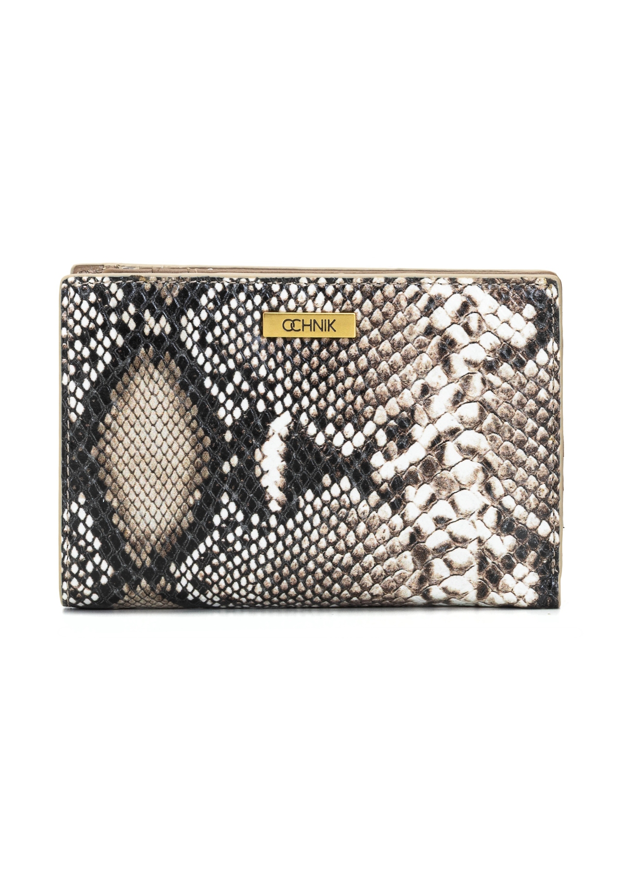 Medium women's leather wallet PORES-0970-86(Z25), front product view on white background.
