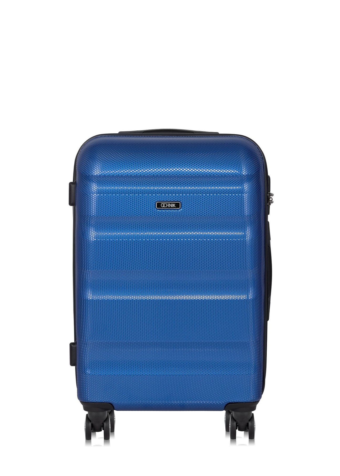 Medium suitcase on wheels WALPC-0012-7C-24(W26), front product view on white background.