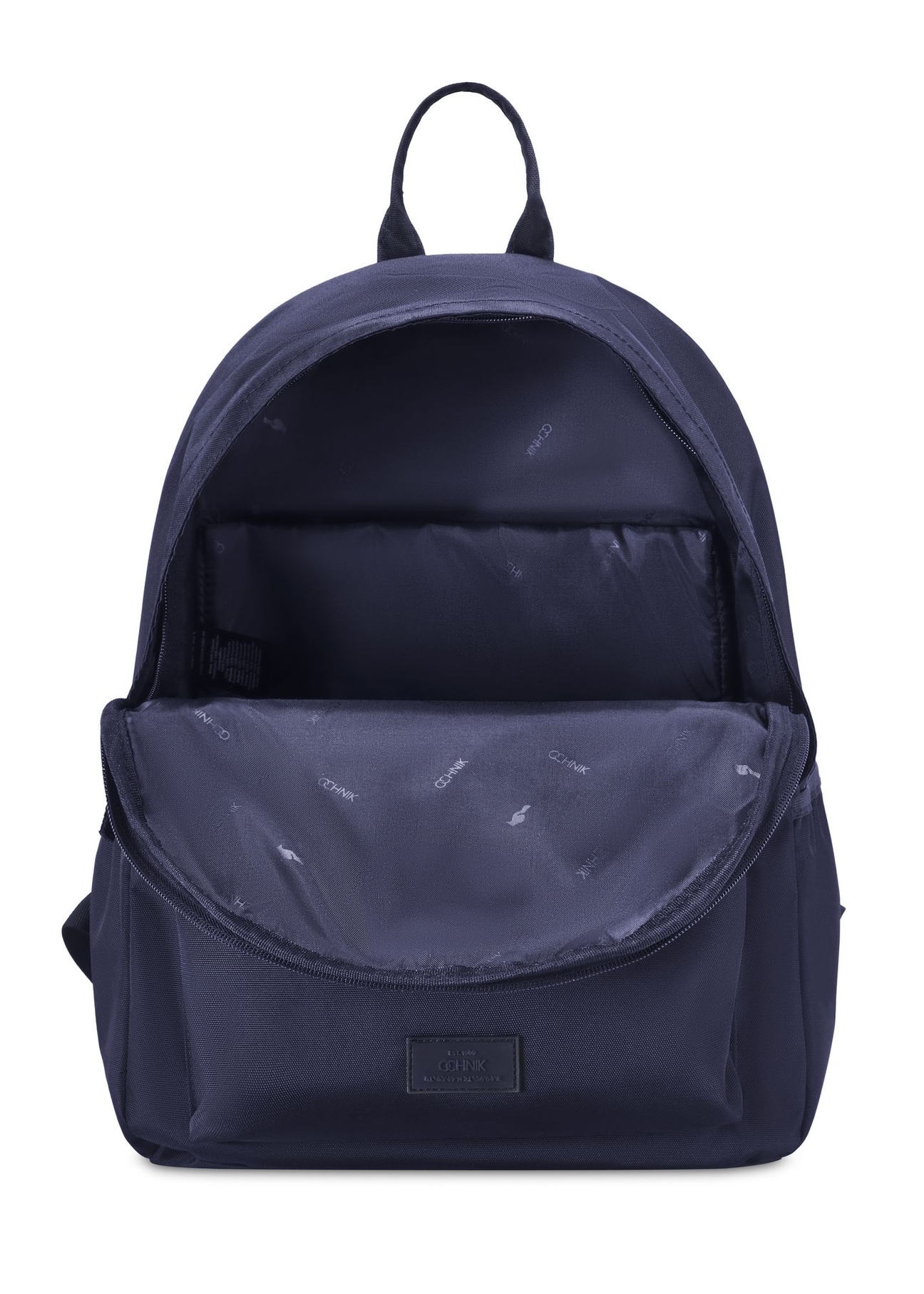 Navy blue men's backpack TORMN-0383-69(Z25) - front product view on white background.