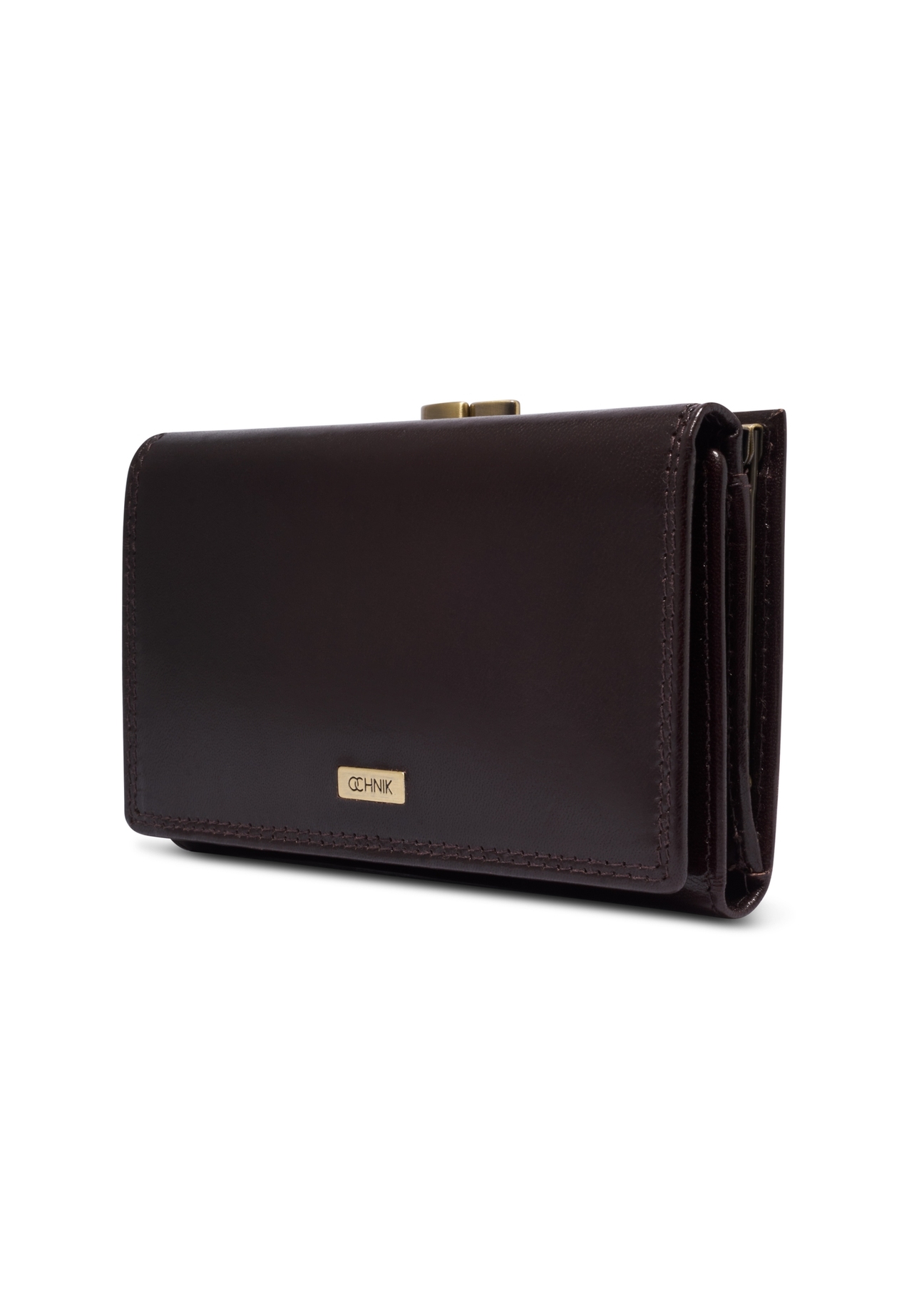 Burgundy Leather Women's Wallet PL-128-4D(KS)