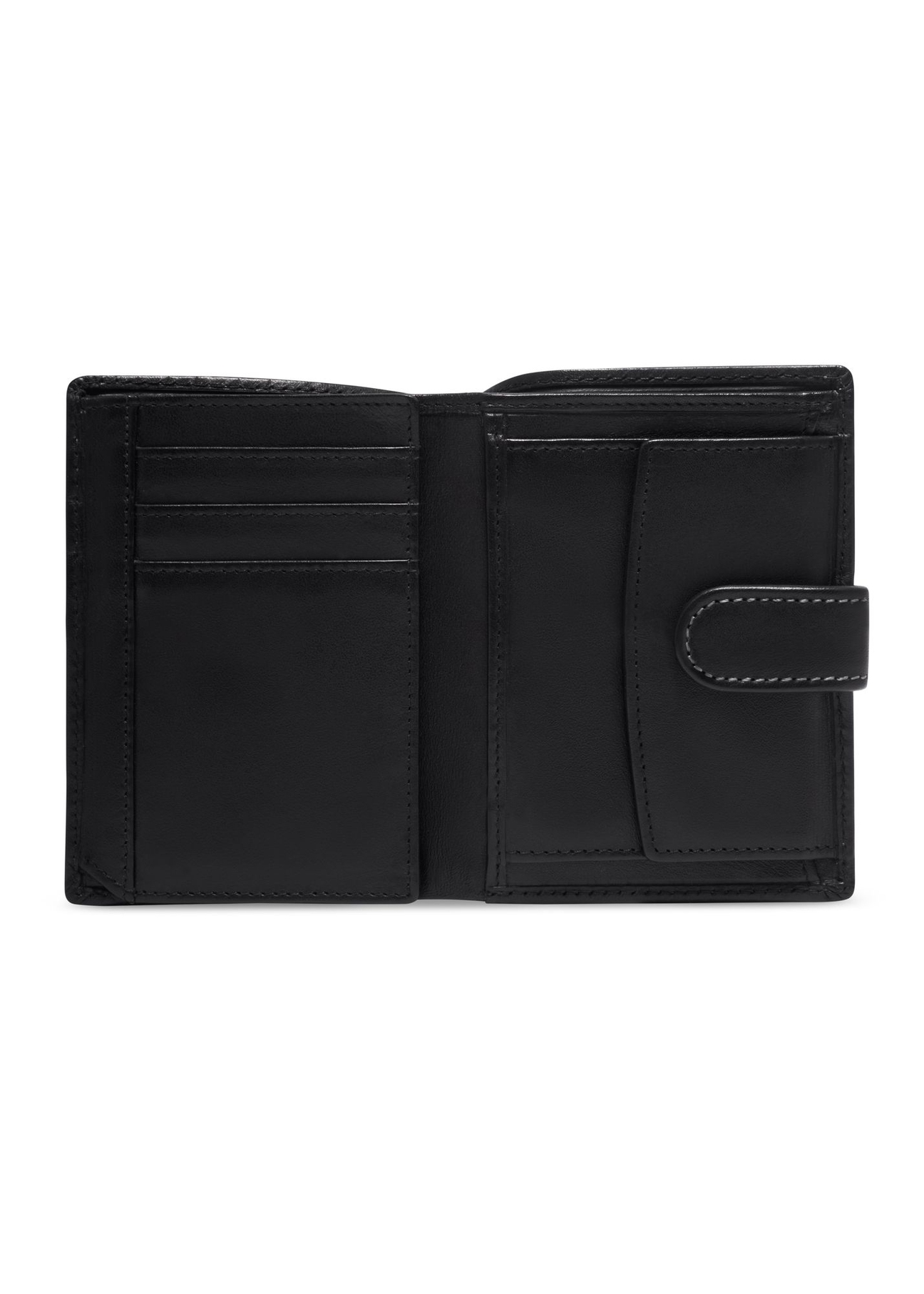 Black leather men's wallet PORMS-0704-99(Z26)