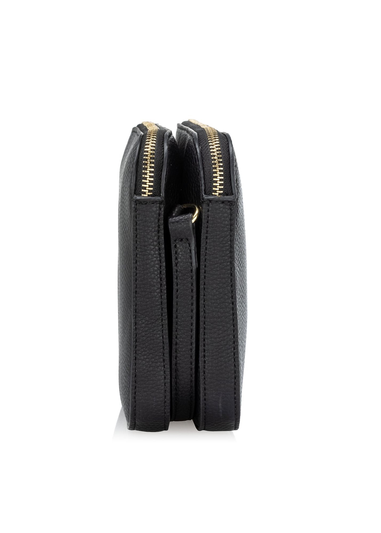 Women's handbag in black TOREC-0205F-99(Z25), side view of the product on a white background.