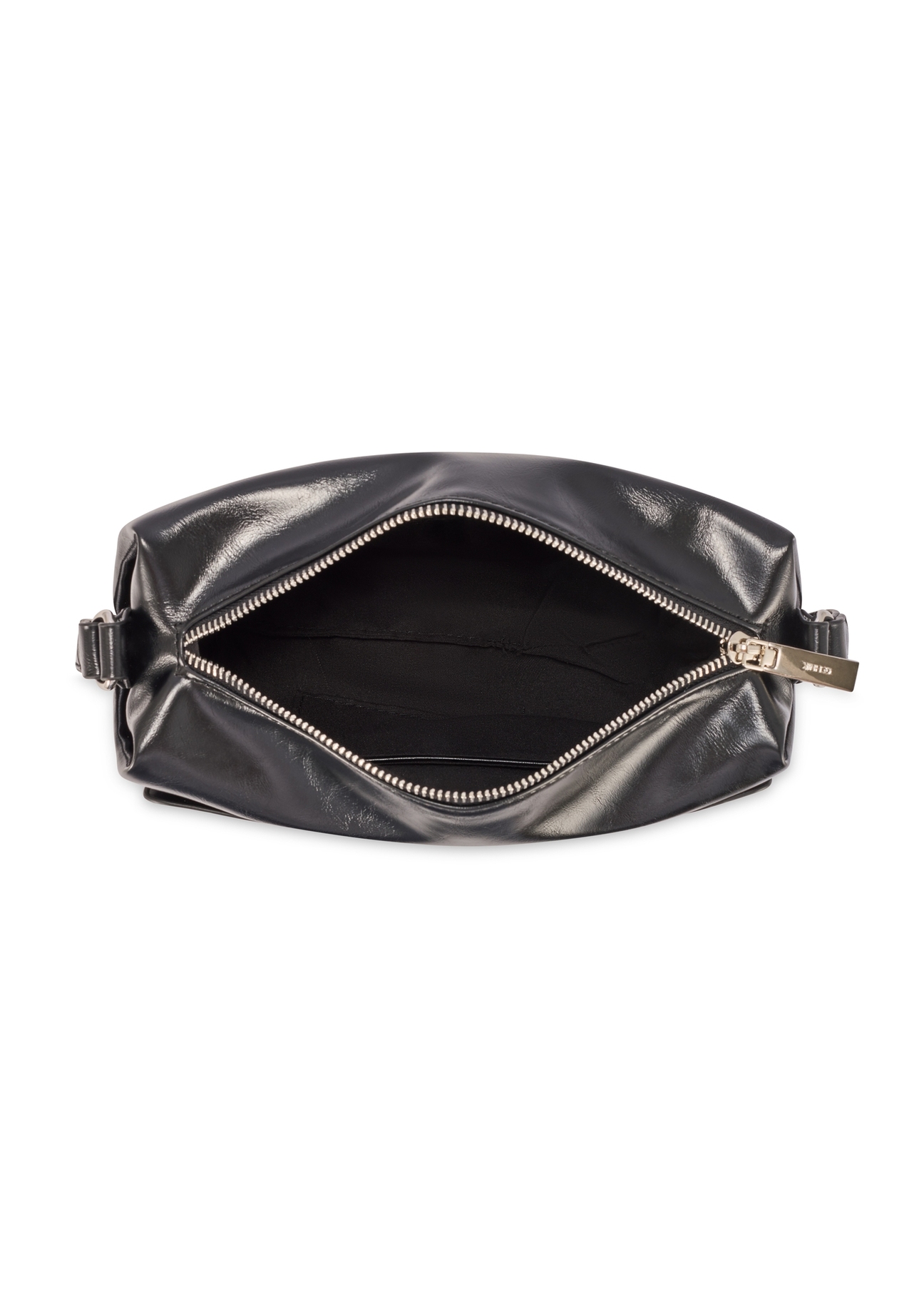 Black women's shoulder bag TOREC-1207-9F(W26), product view inside on white background.